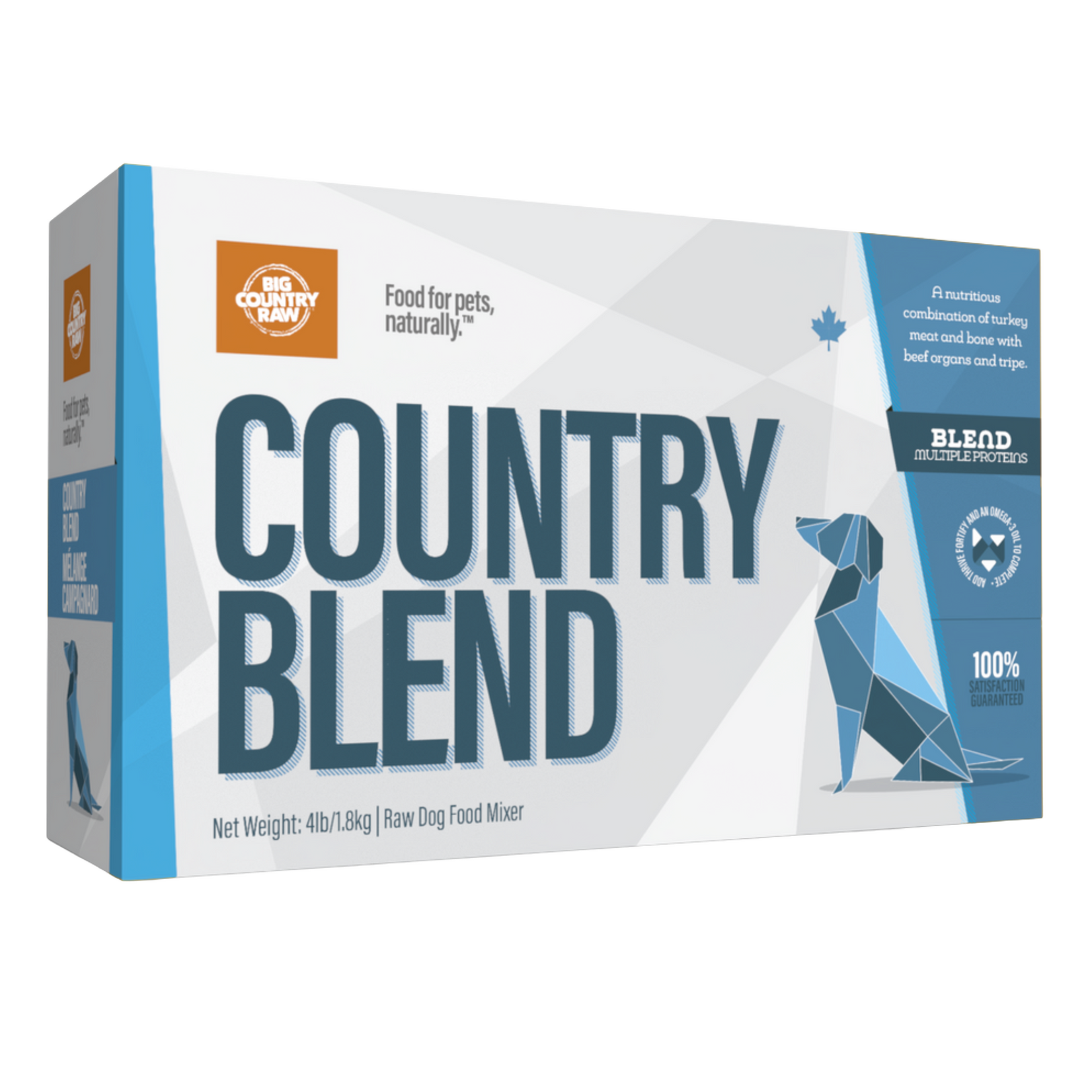 Big Country Raw Big Country Raw: Signature Blend: Country Blend Turkey 4lb