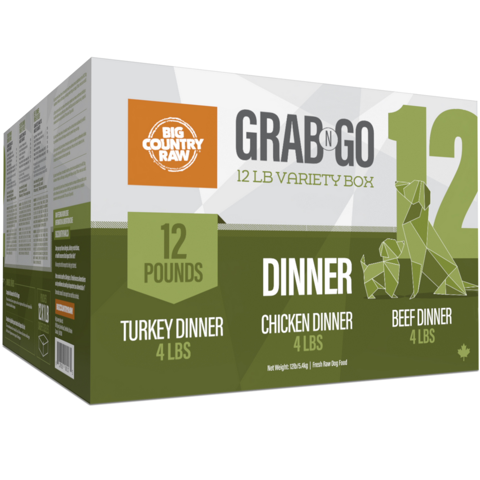 Big Country Raw Big Country Raw: GRAB-N-GO: DINNER 12
