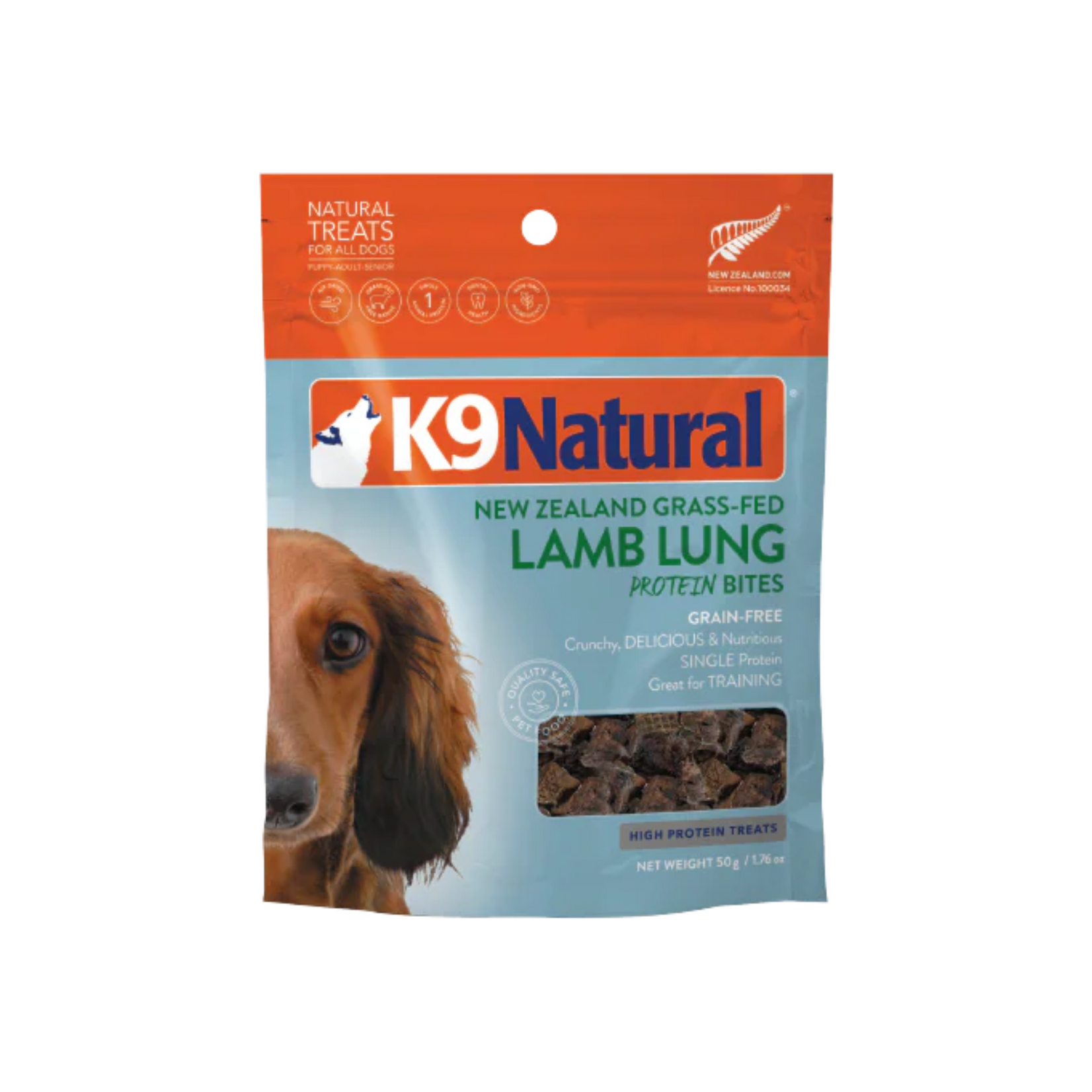 K9 Natural K9 Natural: Lamb Lung Bites 50g