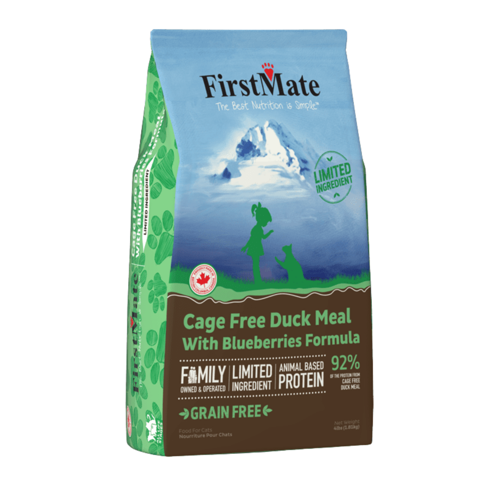 FirstMate FirstMate: LID CAT: Duck & Blueberries