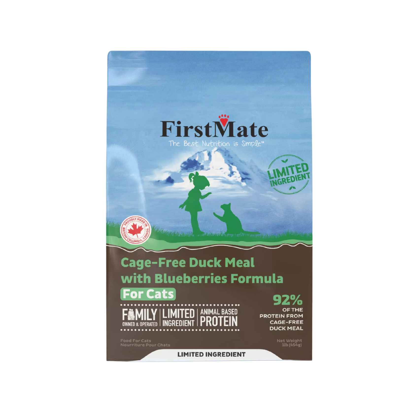FirstMate FirstMate: LID CAT: Duck & Blueberries
