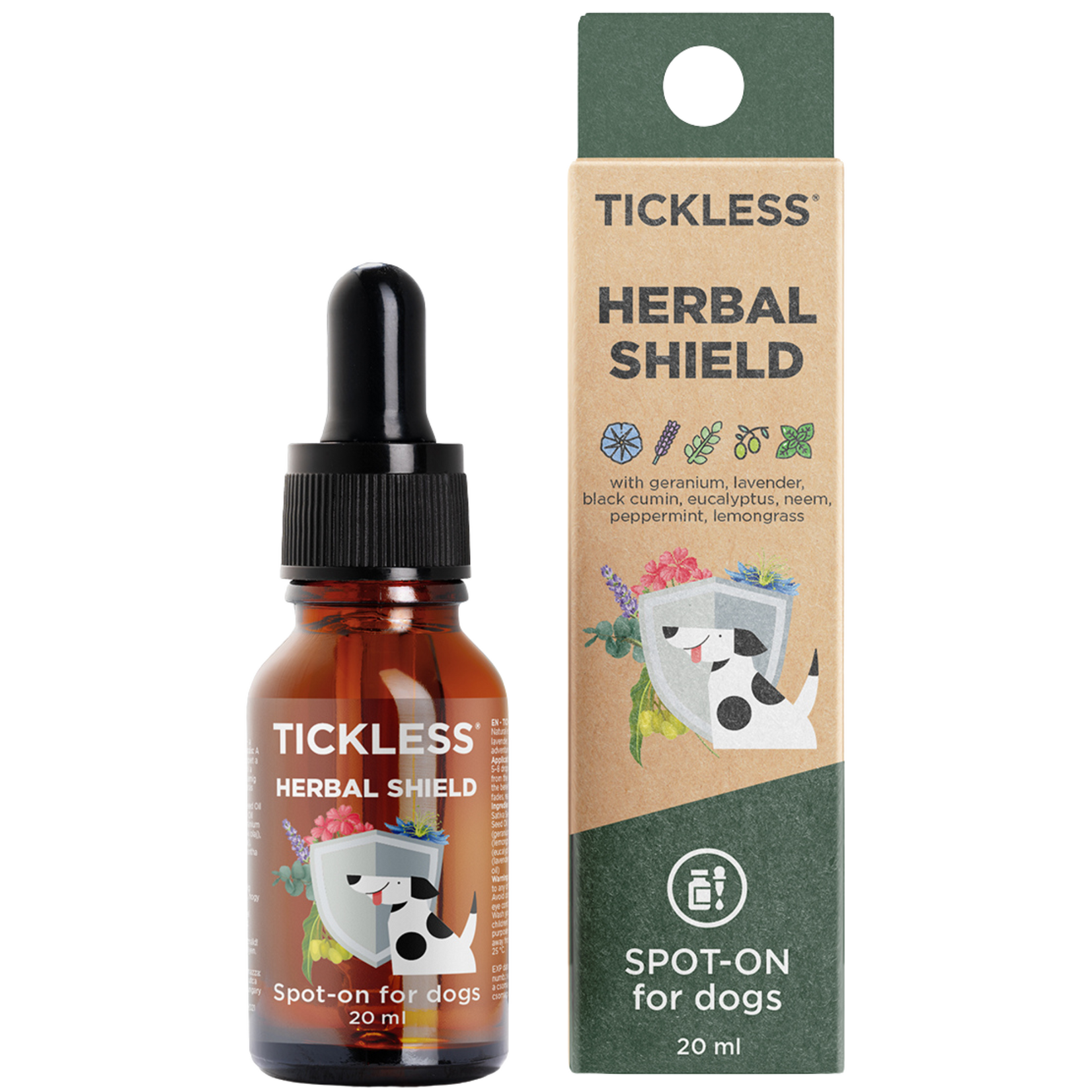 Tickless Tickless: Herbal Shield: Spot On 20mL