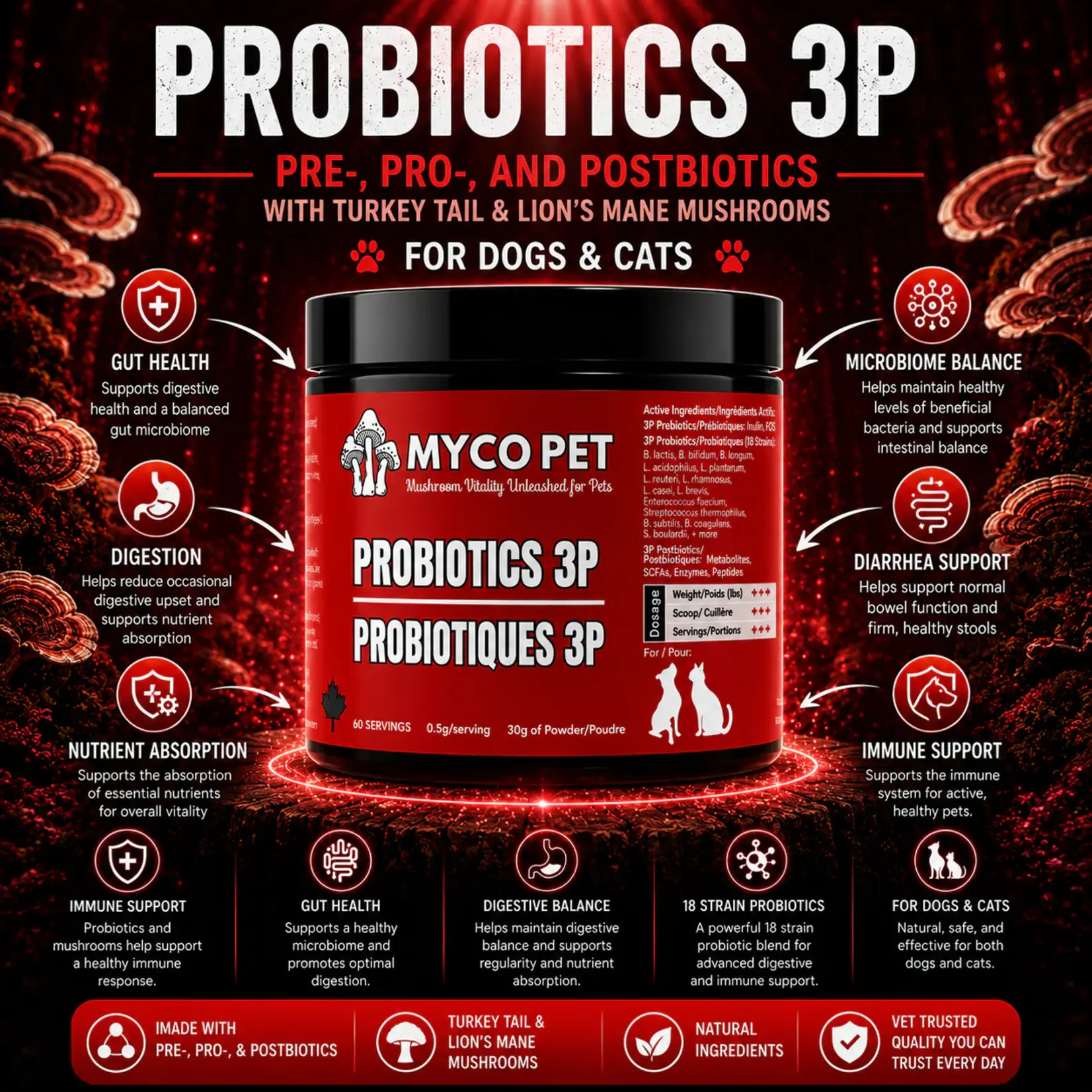 Myco Pet Myco Pet: Probiotics 3P 30g