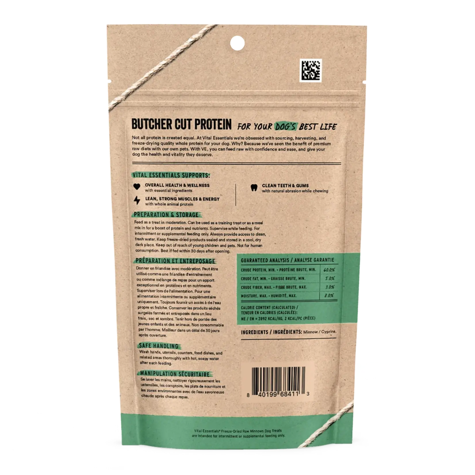 Vital Essentials Vital Essentials: Minnows 28g