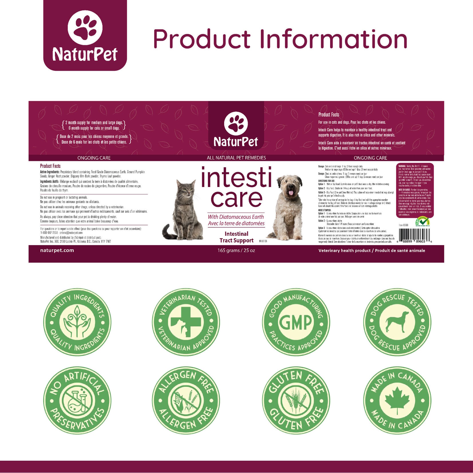 NaturPet NaturPet: Intesti Care 165g