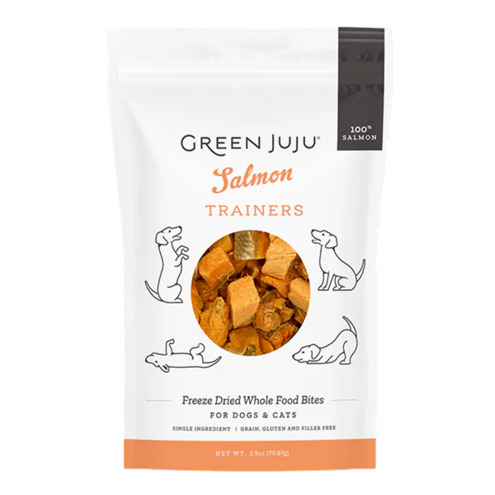 Green Juju Green Juju: Freeze Dried Trainers: Salmon 71g