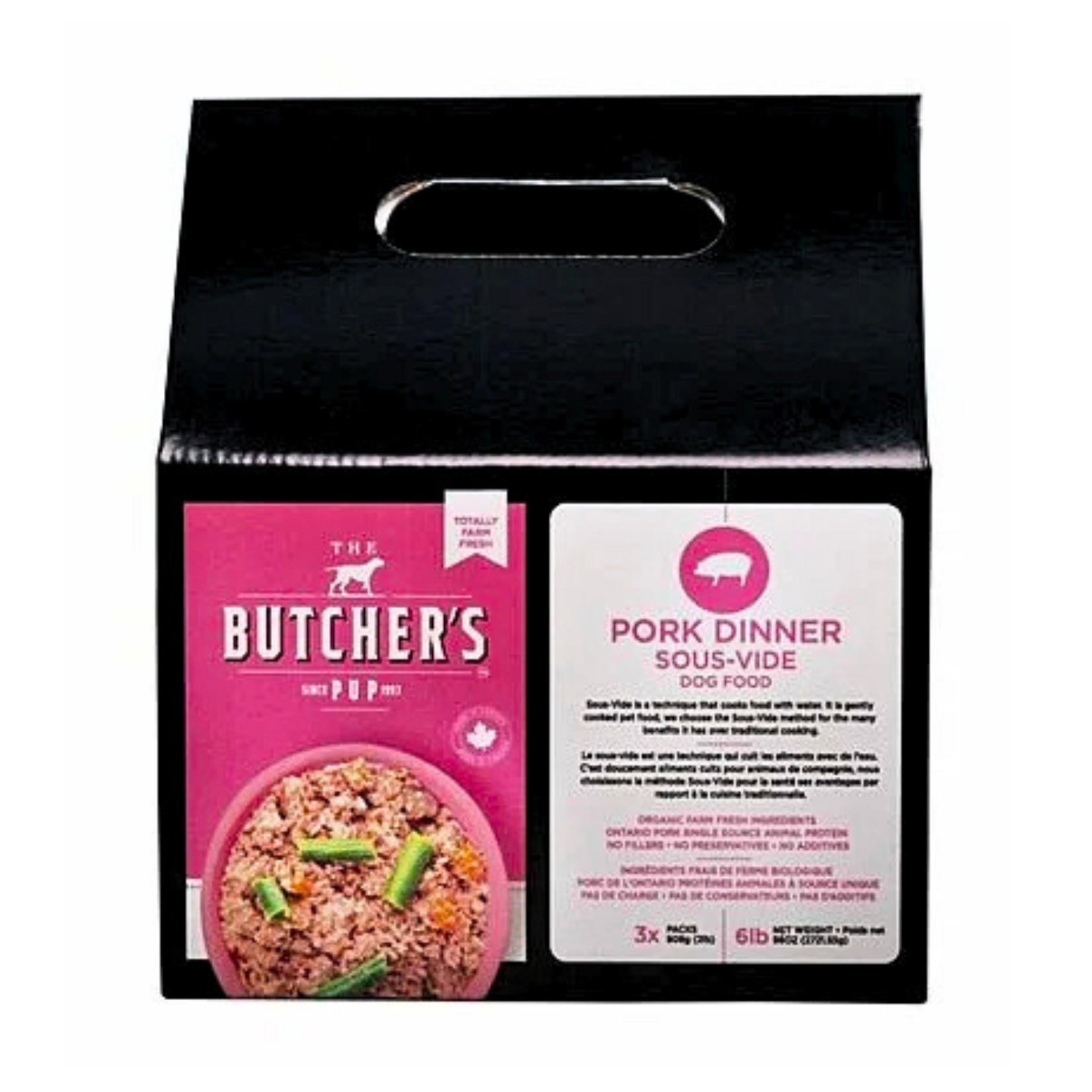 Butcher's Pup Butcher's Pup: Sous-Vide Pork Dinner Box 6lb