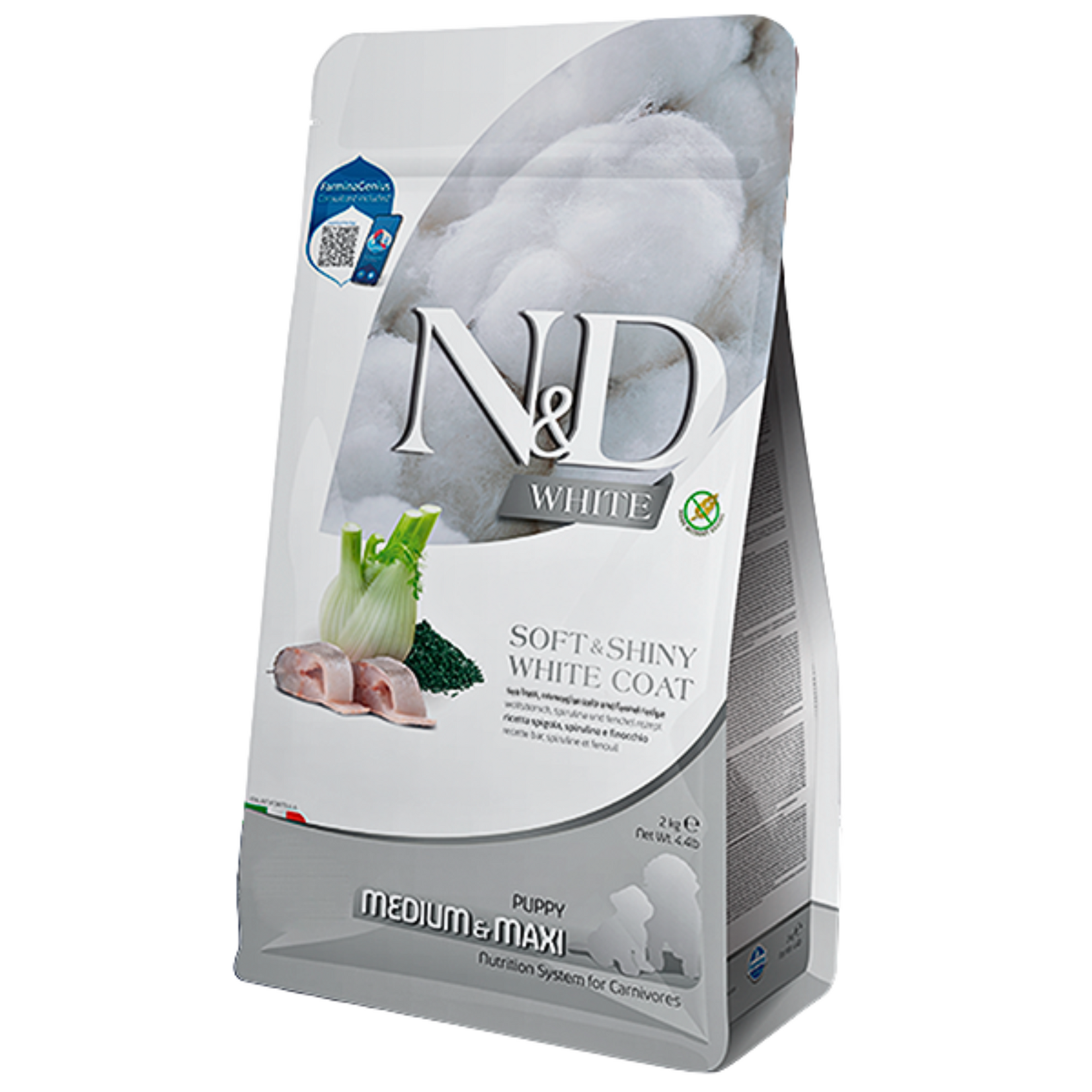 Farmina Farmina: N&D Colour Protection: White Coat Puppy: Sea Bass, Fennel & Kelp 4.5lb
