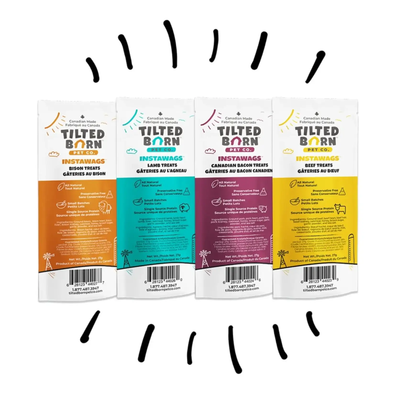 Tilted Barn Tilted Barn Instagwags 4pk