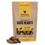 Vital Essentials Vital Essentials: Duck Hearts 100g