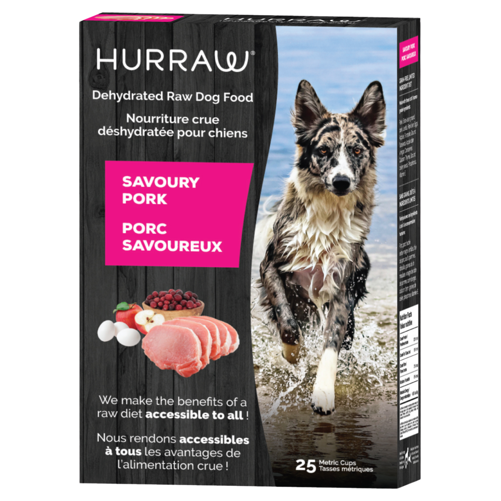 Hurraw Hurraw: Dehydrated Raw: Savoury Pork