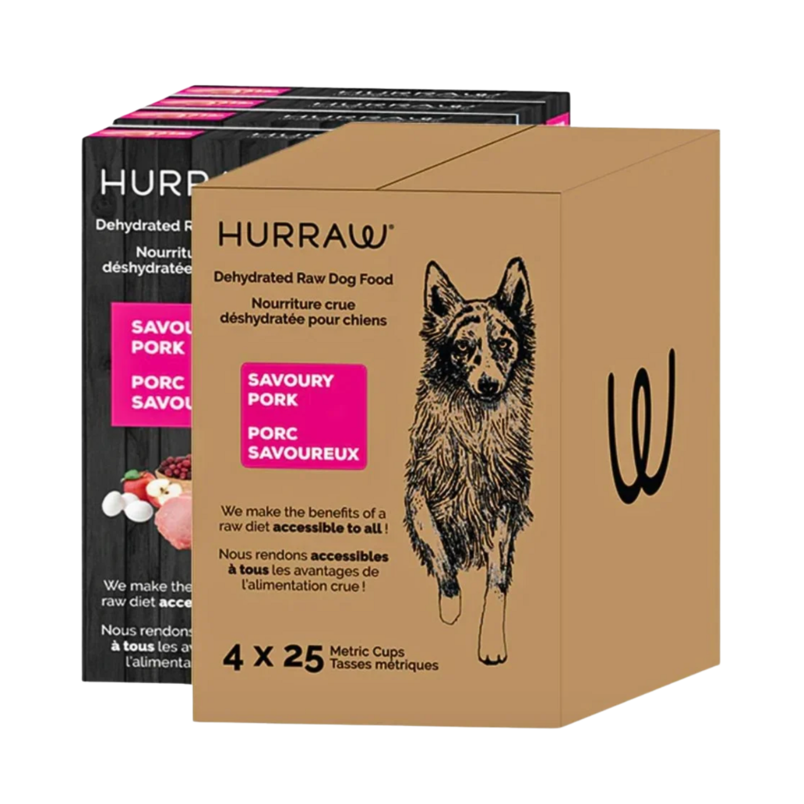 Hurraw Hurraw: Dehydrated Raw: Savoury Pork