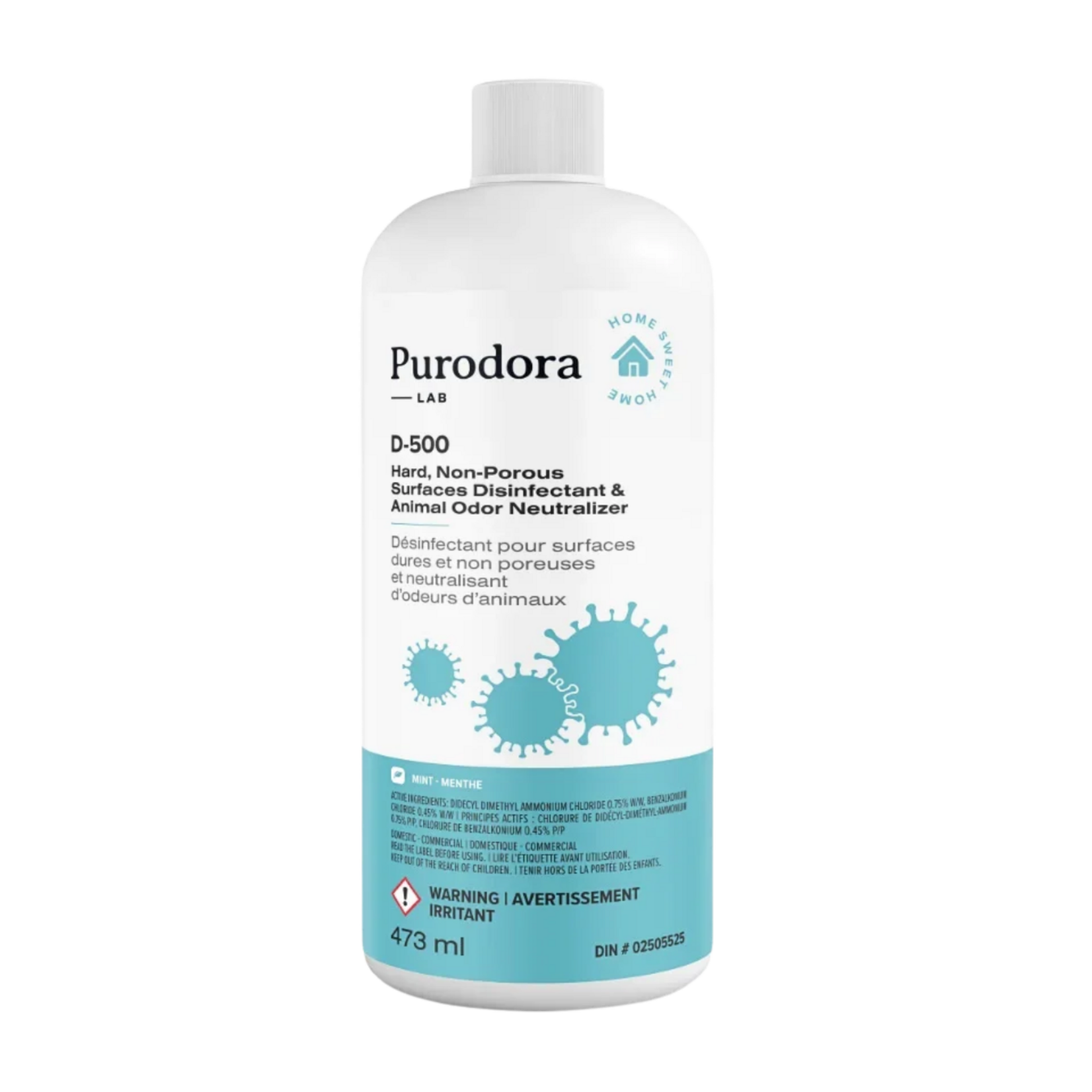 Purodora Purodora: Lab D-500: Disinfectant & Odor Neutralizer: Mint
