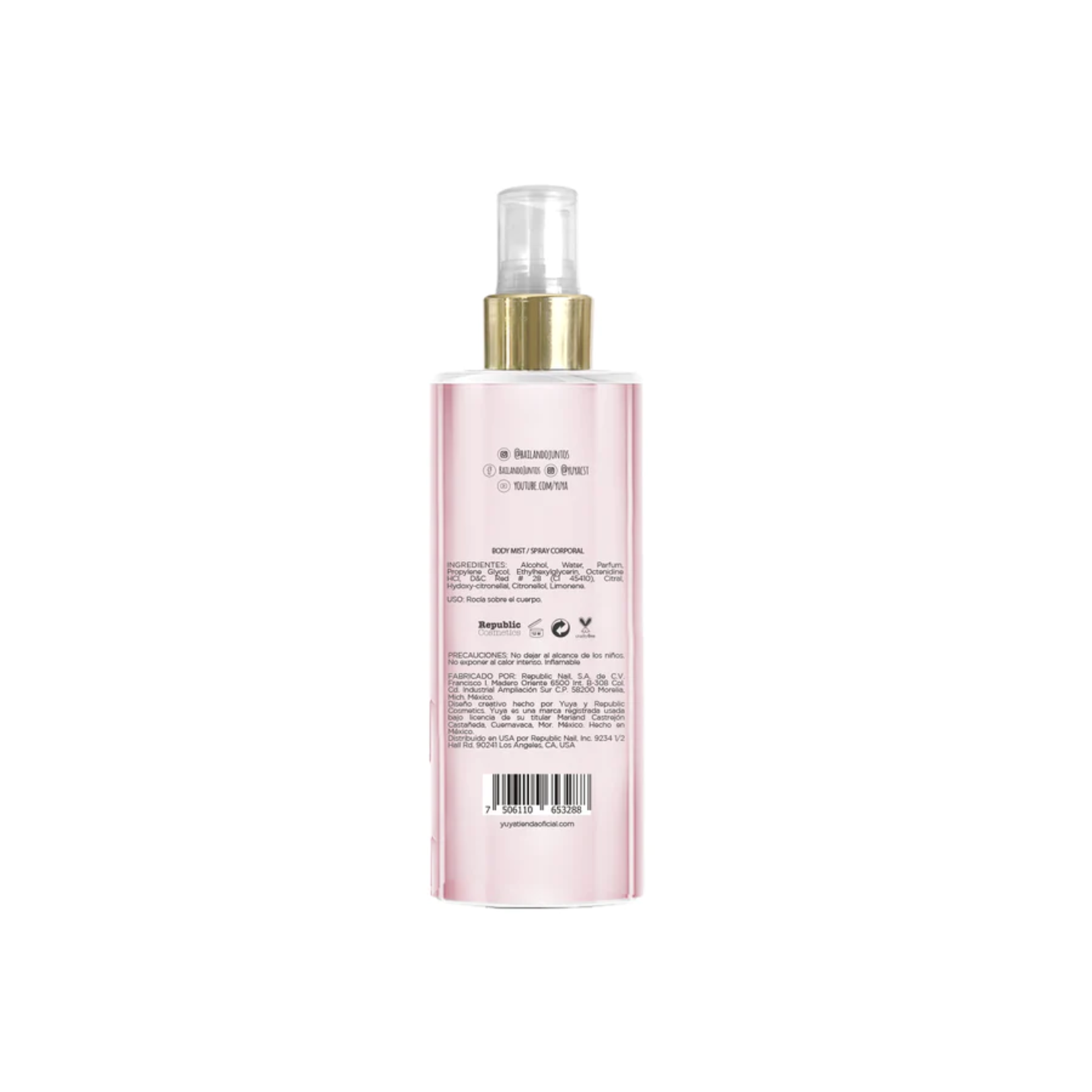 Yuya Body mist corporal Yuya Amor mucho amor 236 ml