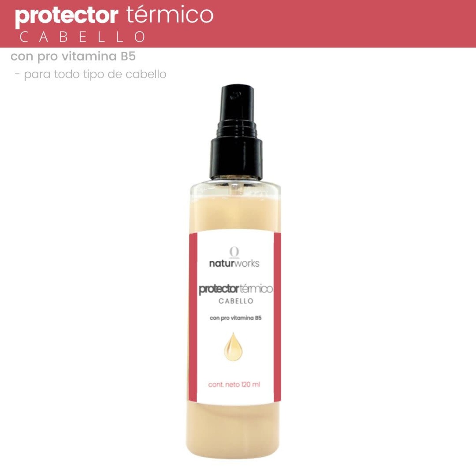 Naturworks Protector termico Naturworks con pro vitamina B5 120 ml