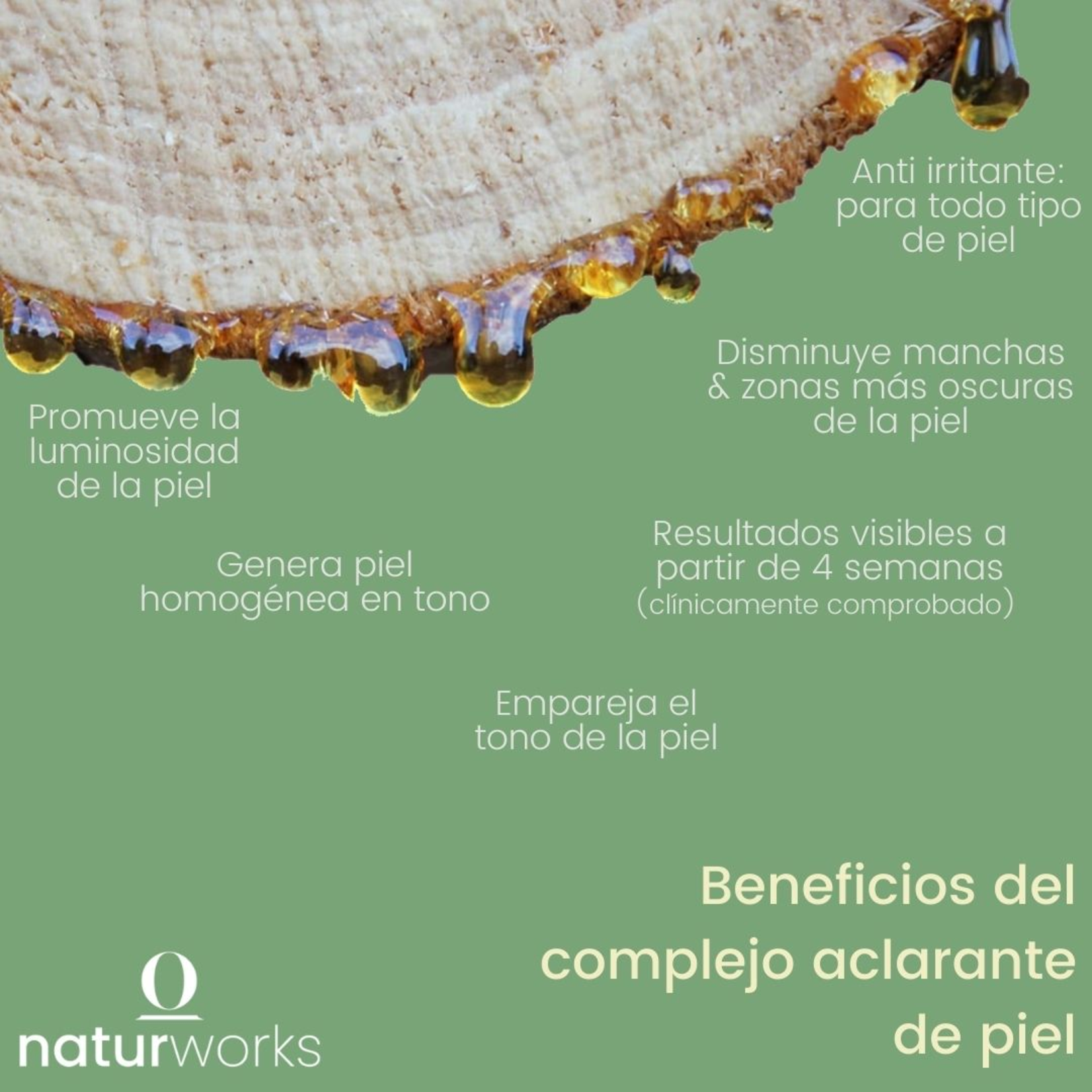 Naturworks Suero Naturworks Ultra aclarante con vitamina C y acido hialuronico 30 ml