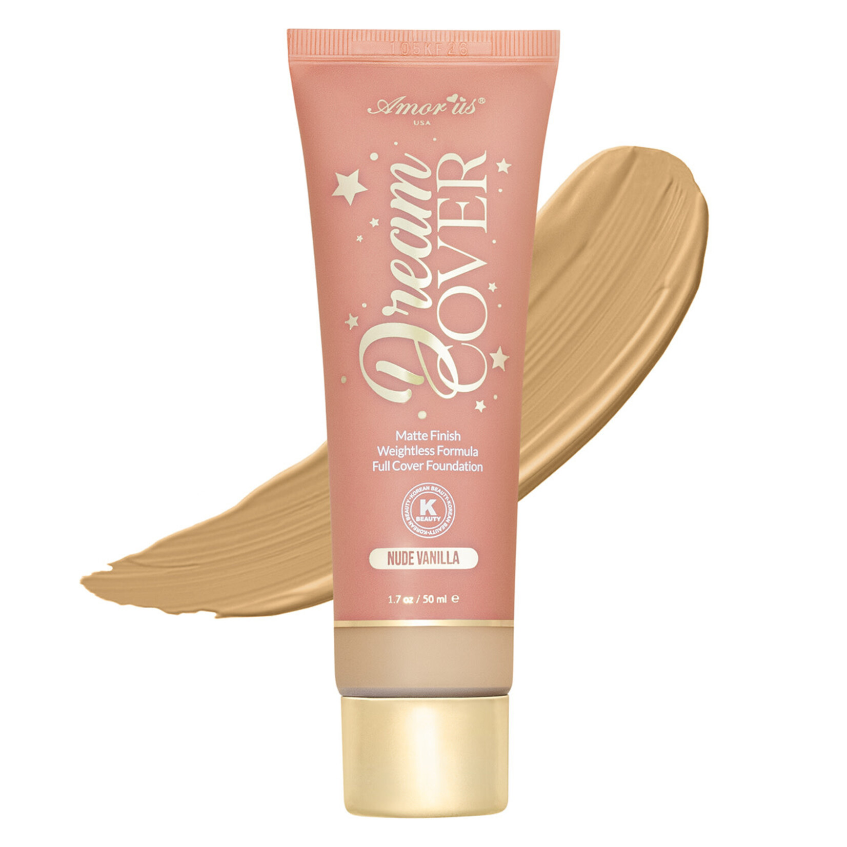 Amor us Maquillaje liquido Amor Us Dream Cover Nude vainilla 50 ml