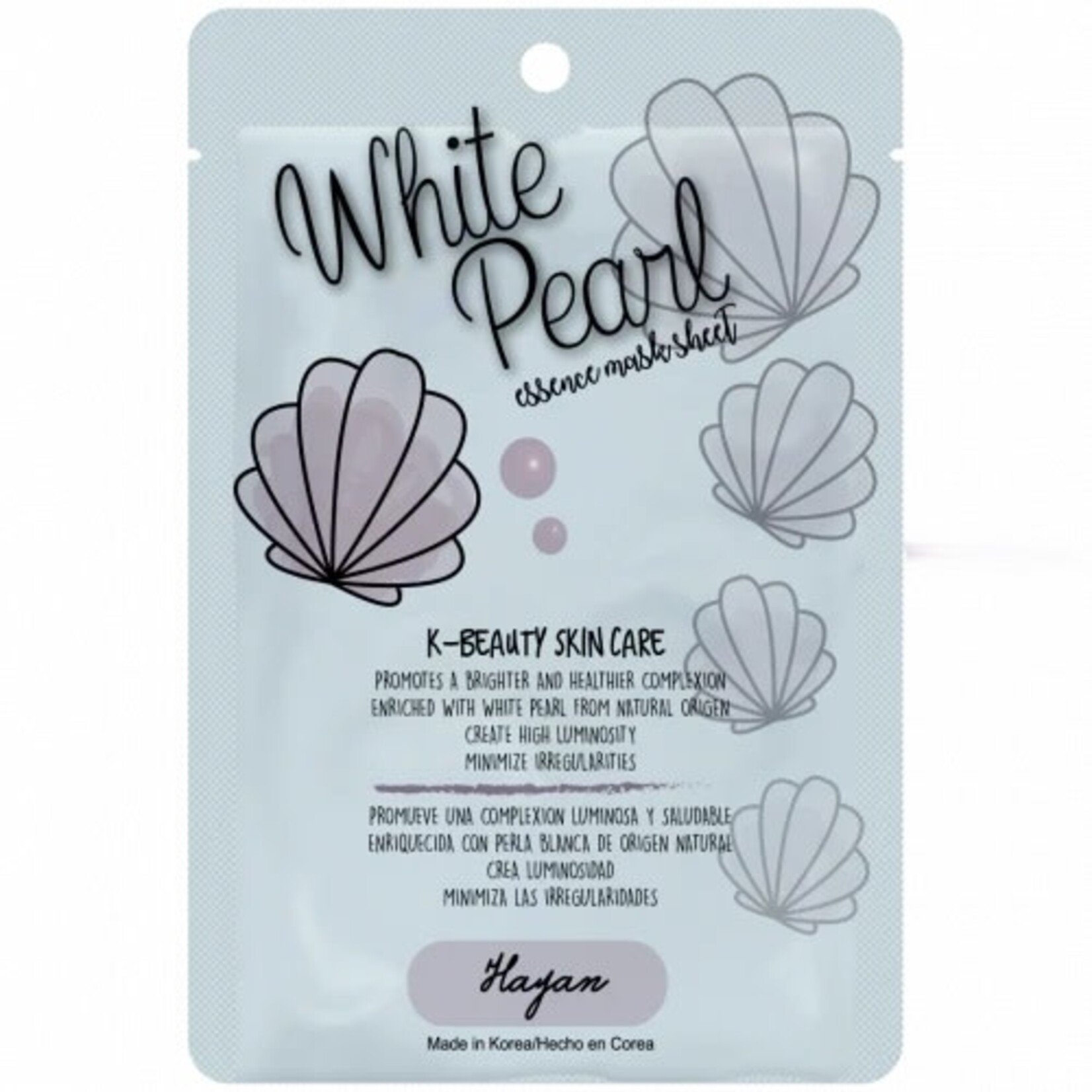 Hayan Mascarilla Facial Hayan Kbeauty Perla blanca