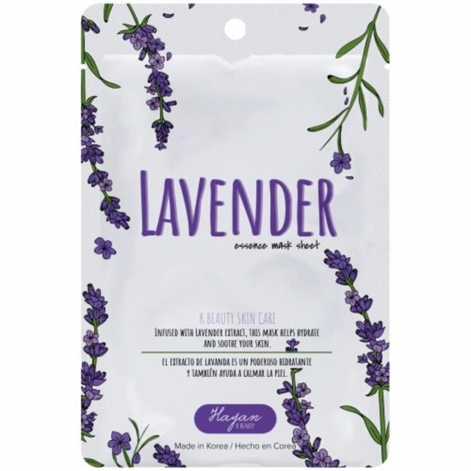 Hayan Mascarilla Facial Hayan Kbeauty Lavanda