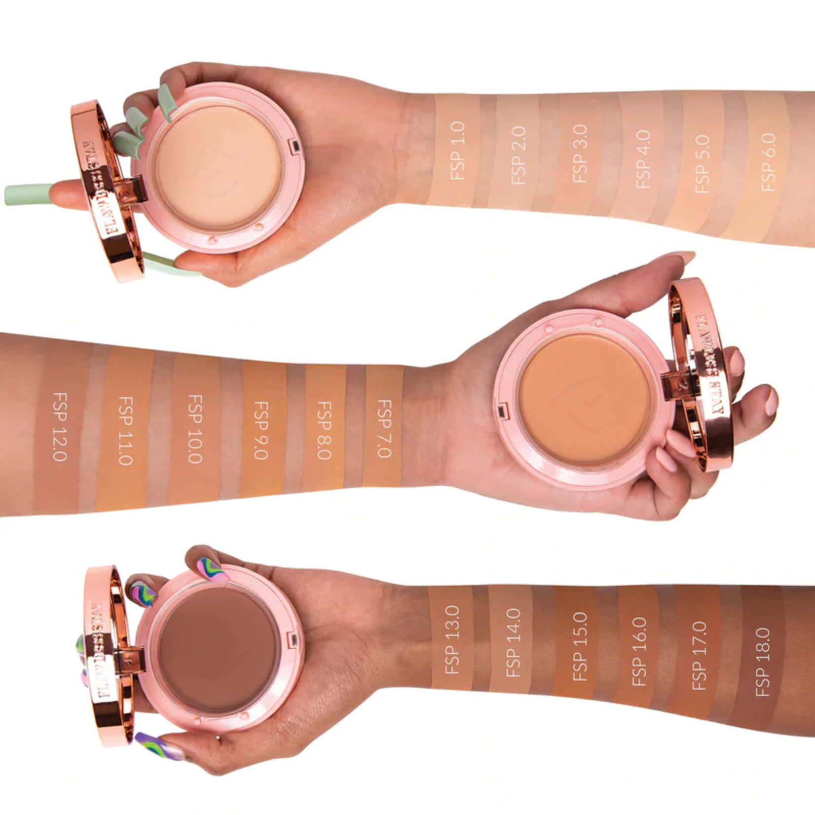 Beauty creations Maquillaje compacto Beauty Creations Flawless stay 7