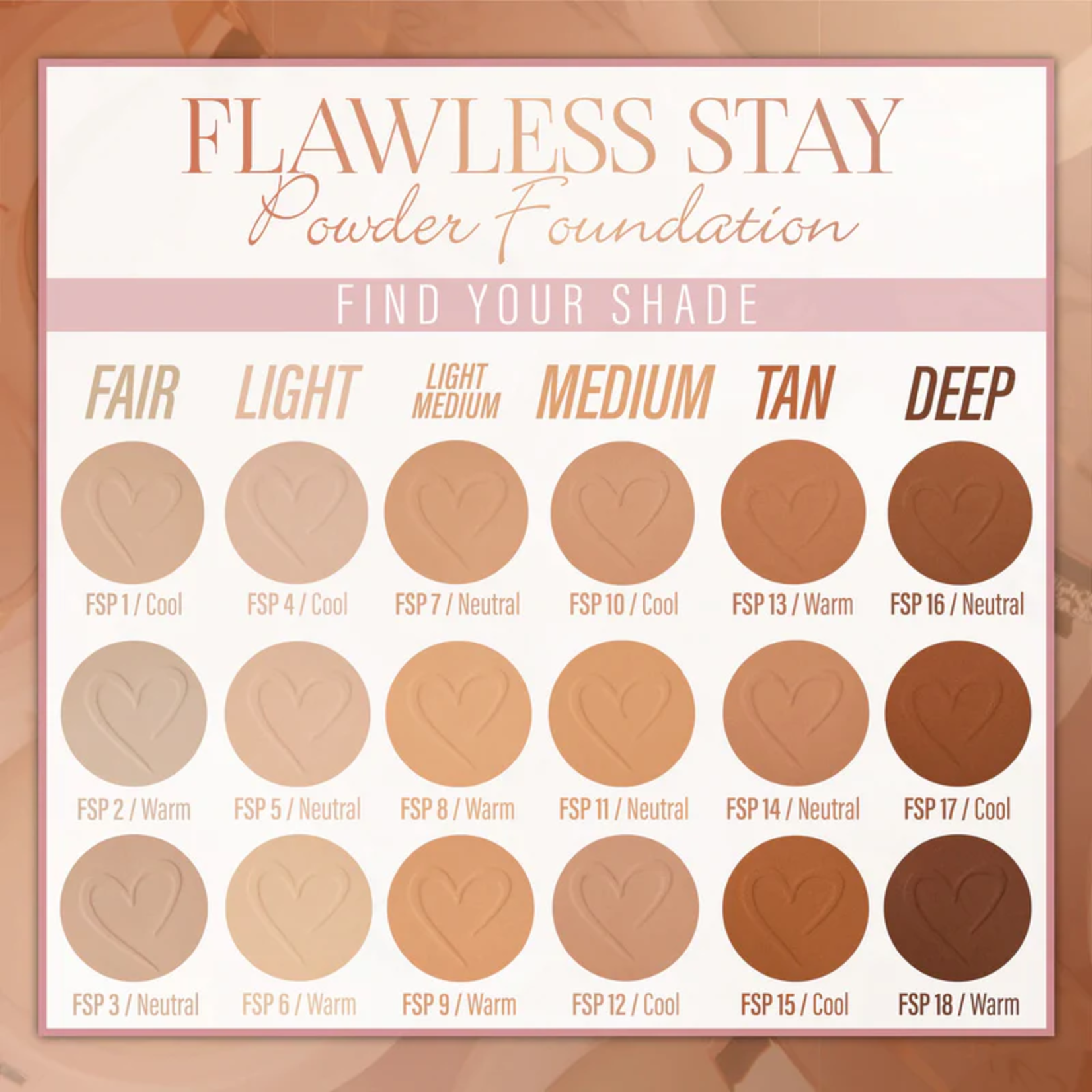 Beauty creations Maquillaje compacto Beauty Creations Flawless stay 7