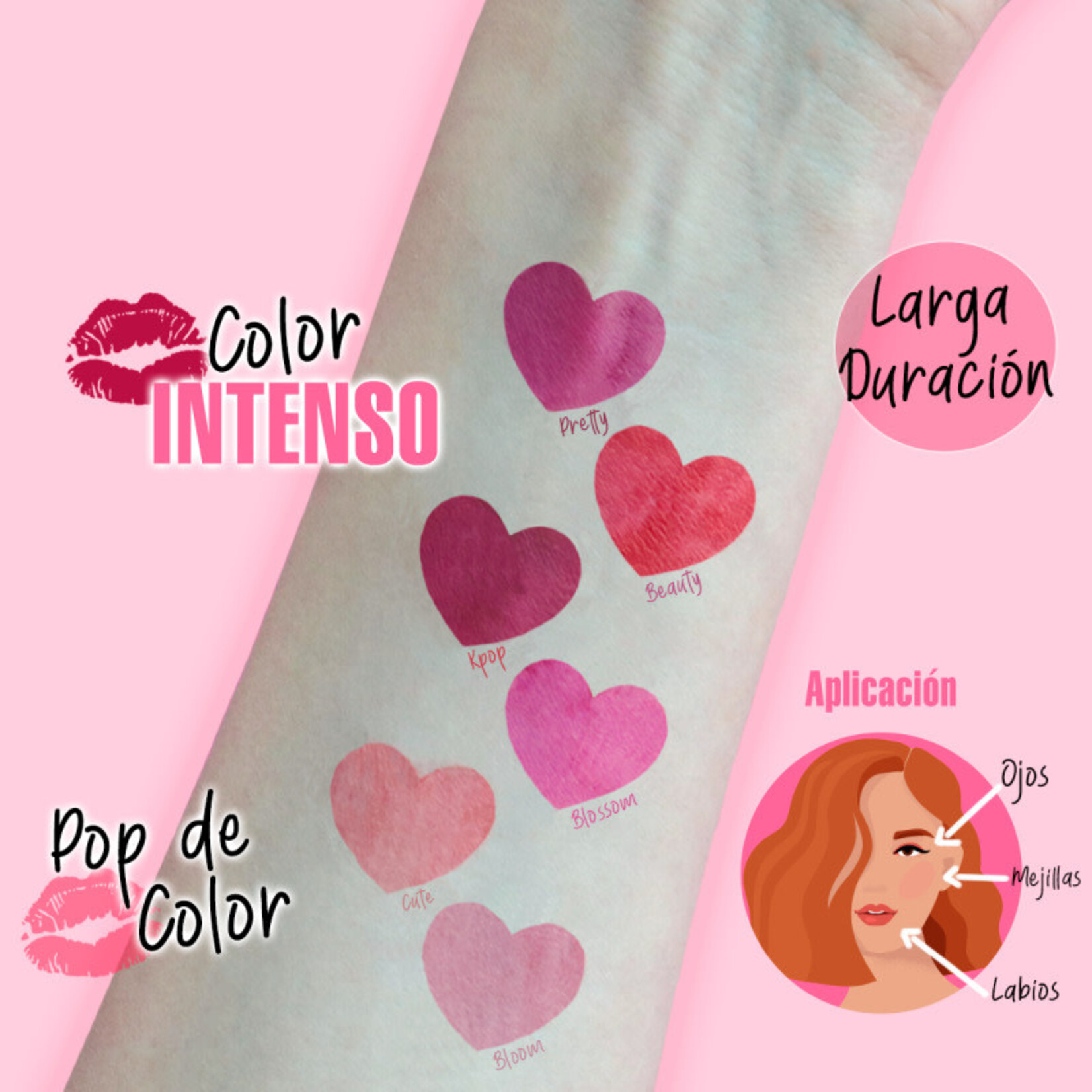 Pink Up Tinta liquida Pink Up Cute