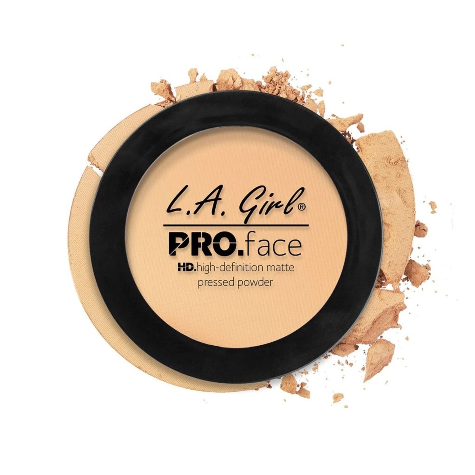 La Girl Polvo compacto mate La Girl Creamy natural