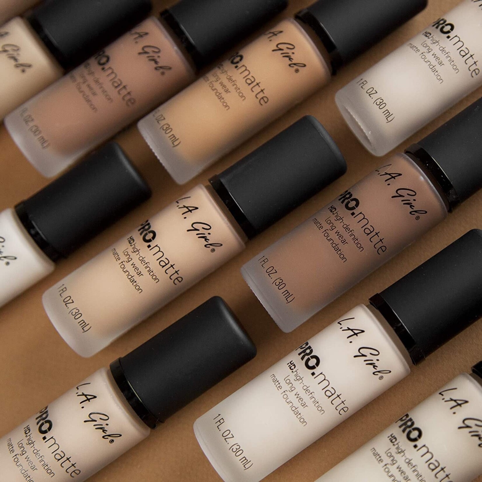 La Girl Maquillaje liquido La Girl Pro matte HD Beige 30 ml