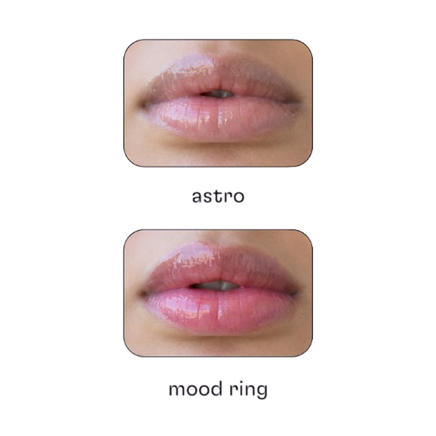 Sundae Lipgloss Sundae Moon crystal Mood Ring