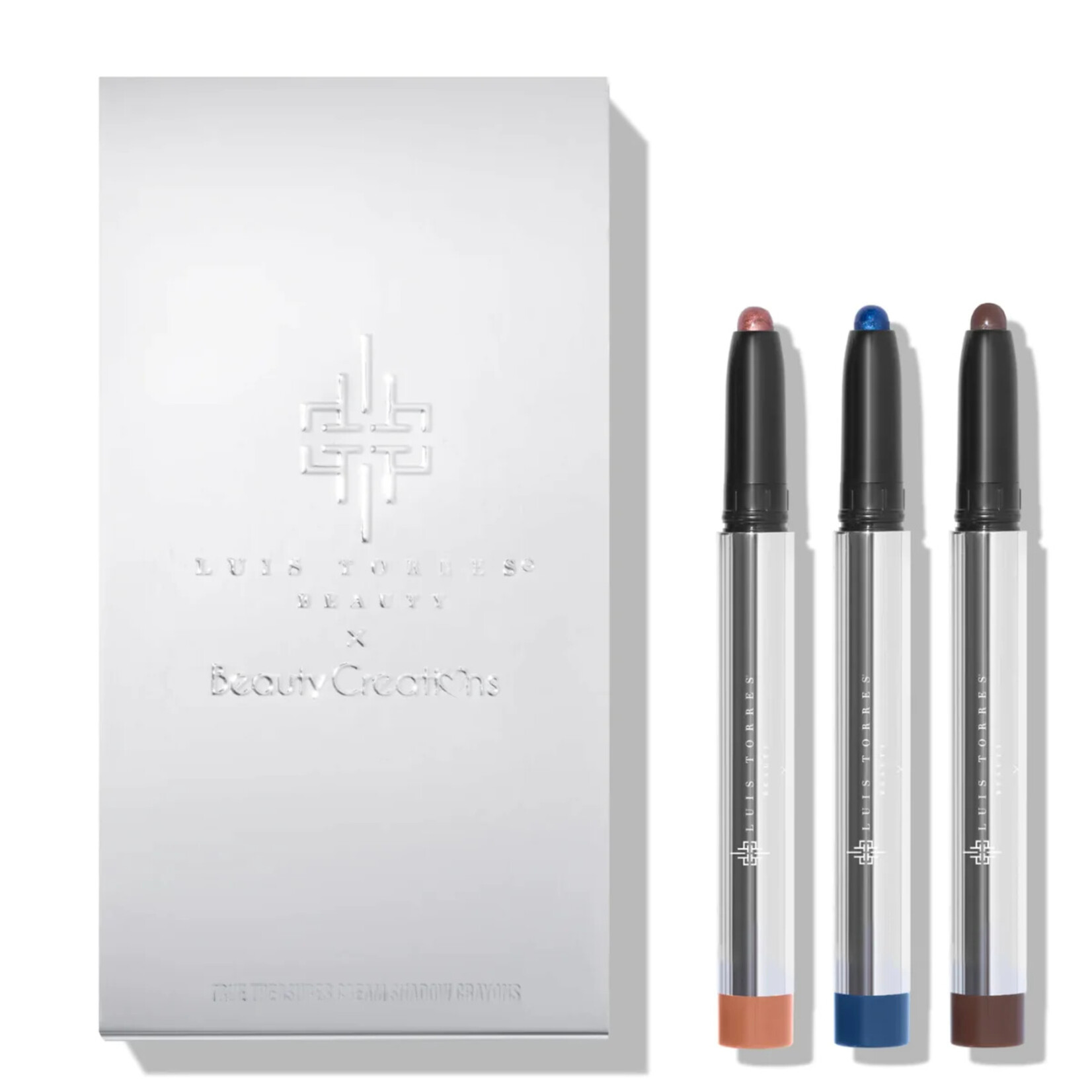 Beauty creations Sombra crayon en crema Beauty Creations x Luis Torres True treasure 3 piezas