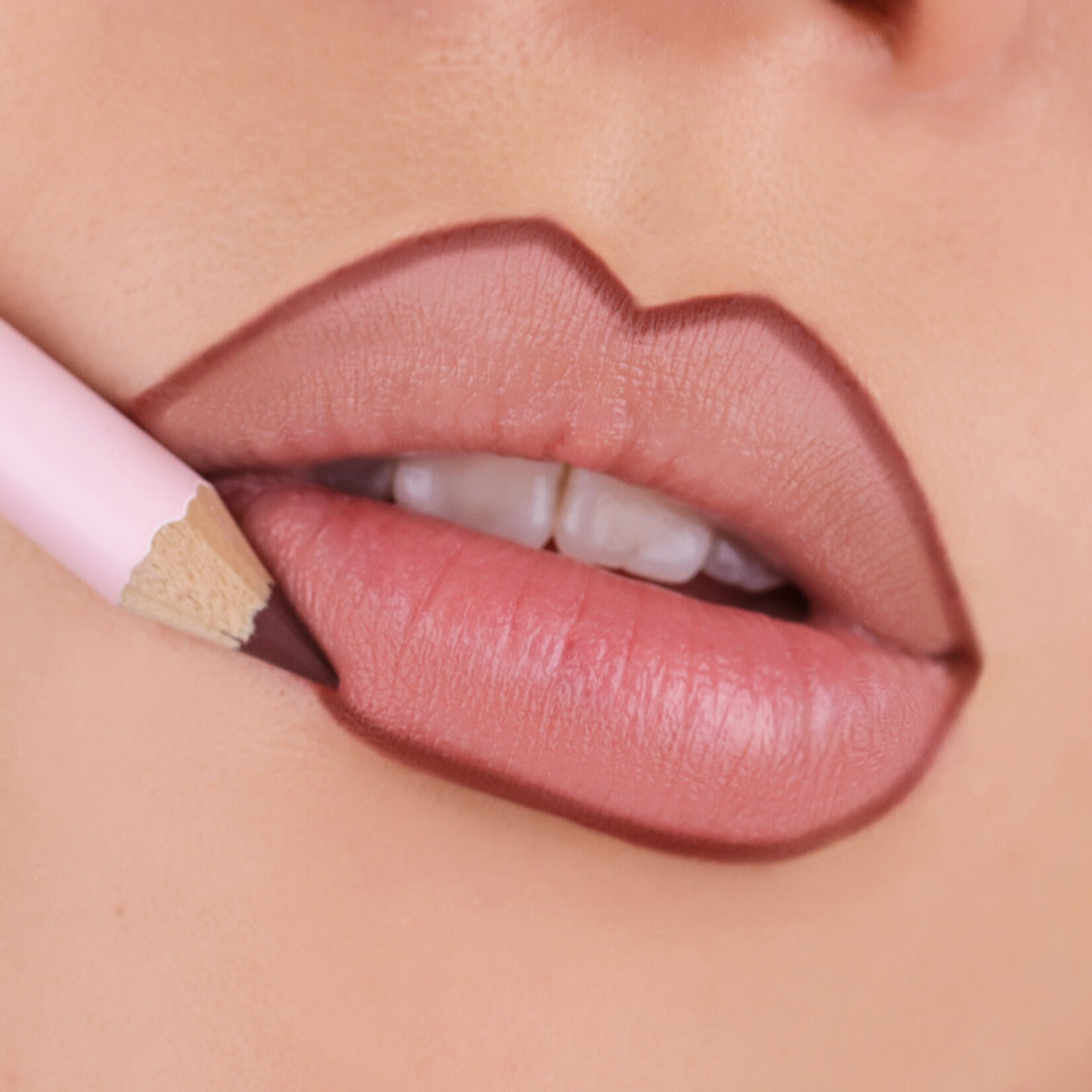 Pink Up Delineador para labios lapiz Pink up 16 Chocolate