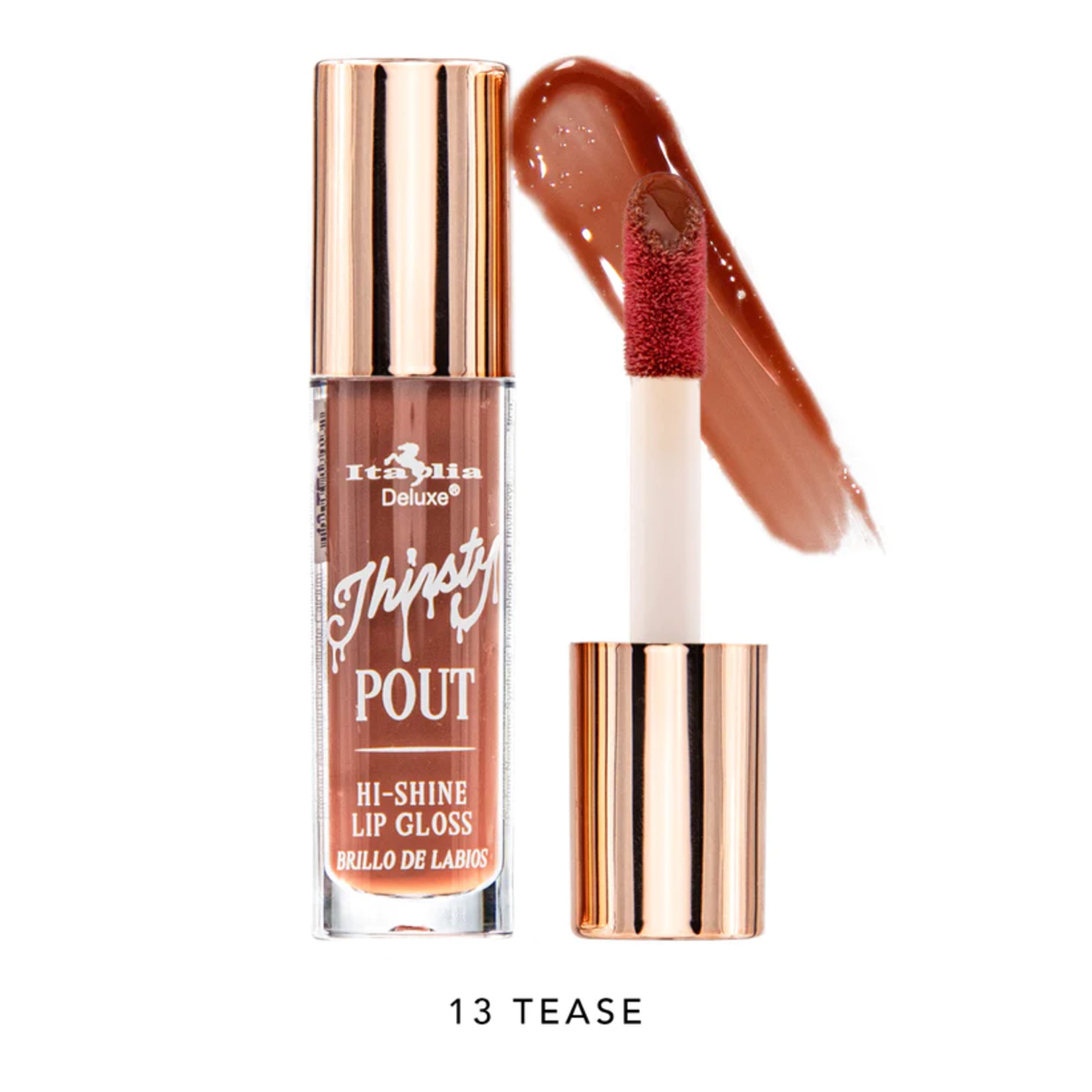 Lip gloss Italia Deluxe Pout 13 Tease Iconika Beauty Shop