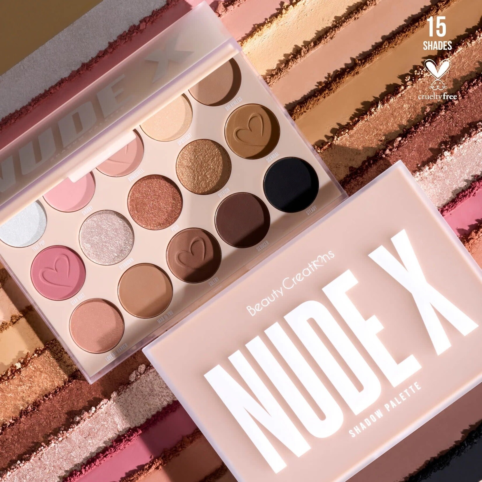 Beauty creations Paleta de sombras Beauty Creations Nude X