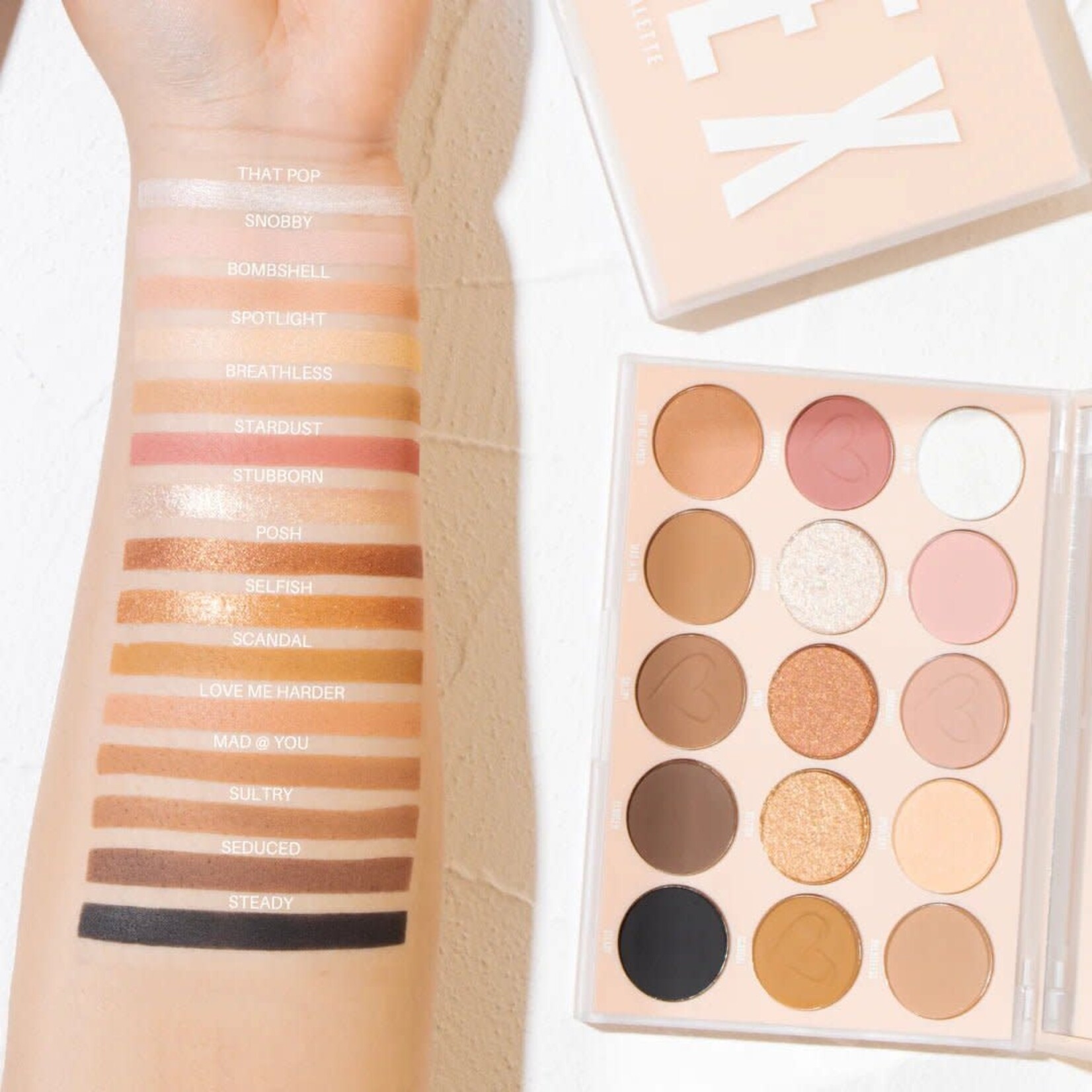 Beauty creations Paleta de sombras Beauty Creations Nude X