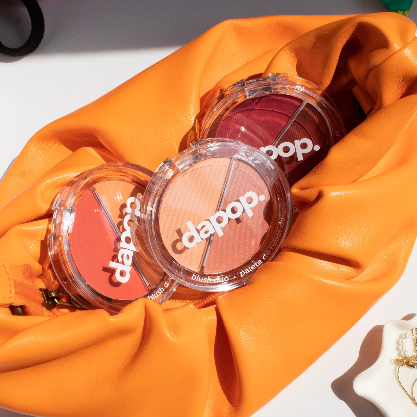 DAPOP Rubor polvo duo Dapop Orange soft