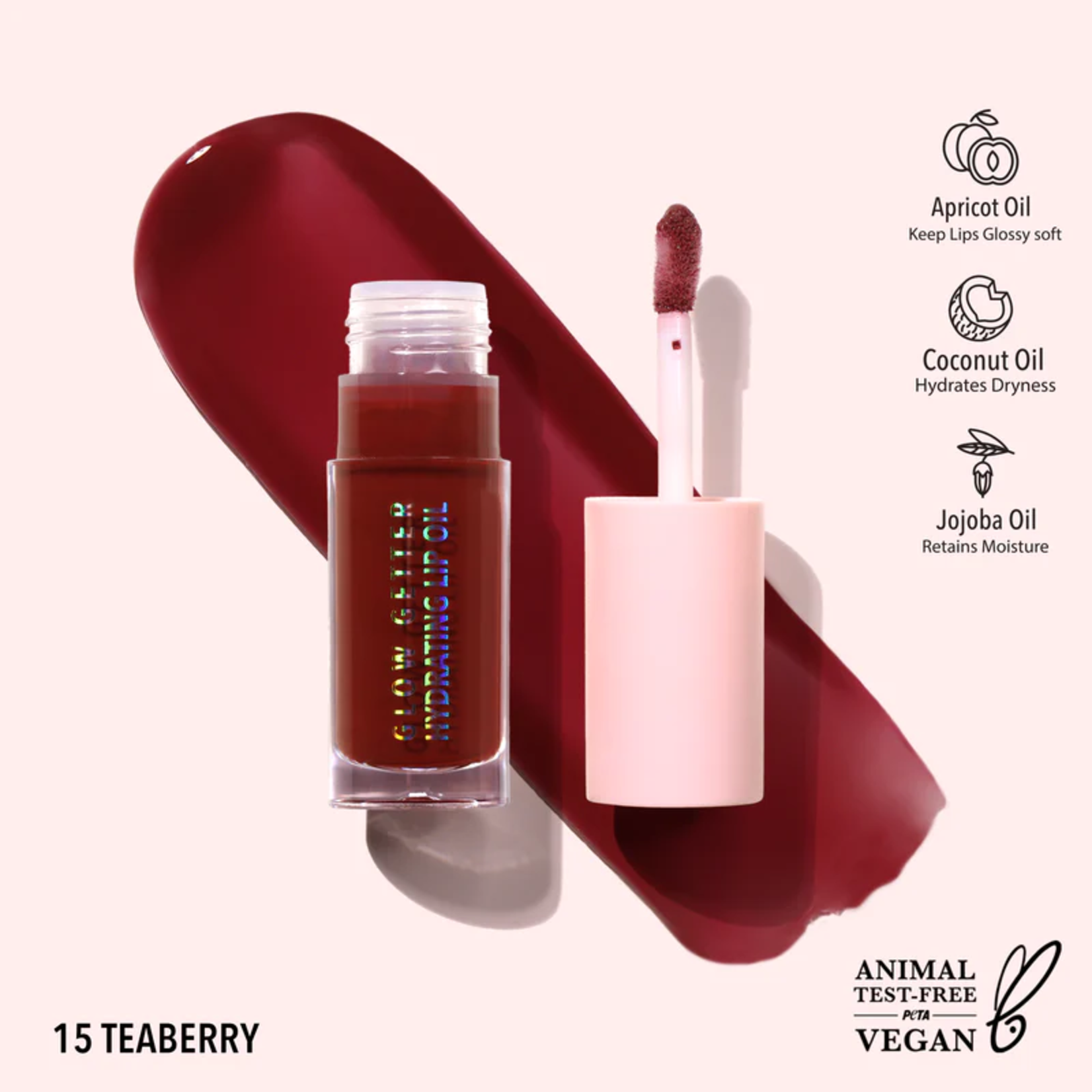 Moira Lip Oil Moira 015 Teaberry