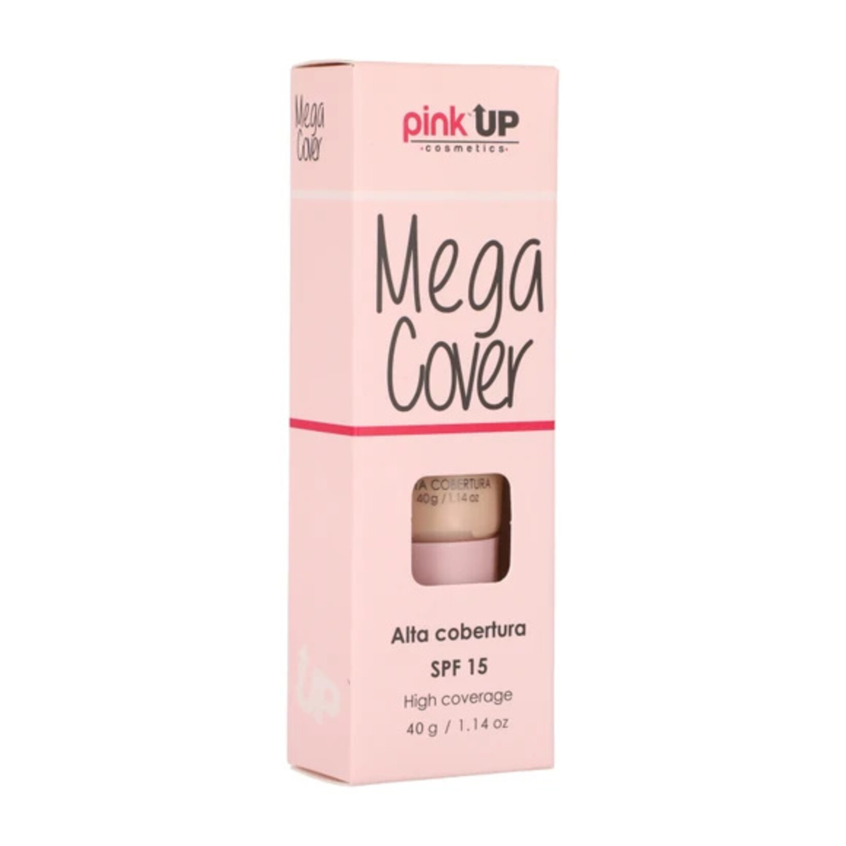Maquillaje liquido Pink Up Mega Cover 500 Tan