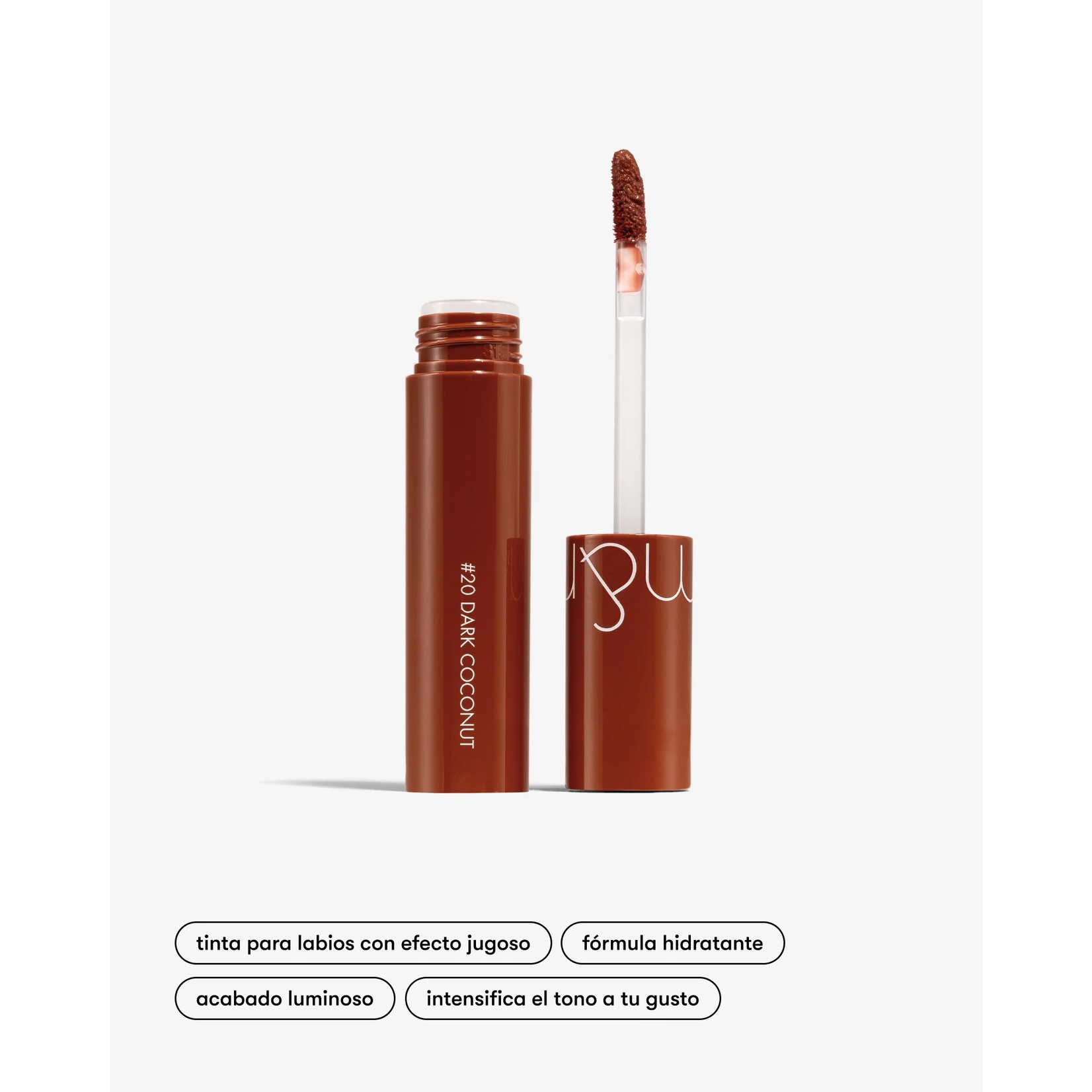 Rom&nd Tinta labios glossy Rom&nd 20 Dark coconut