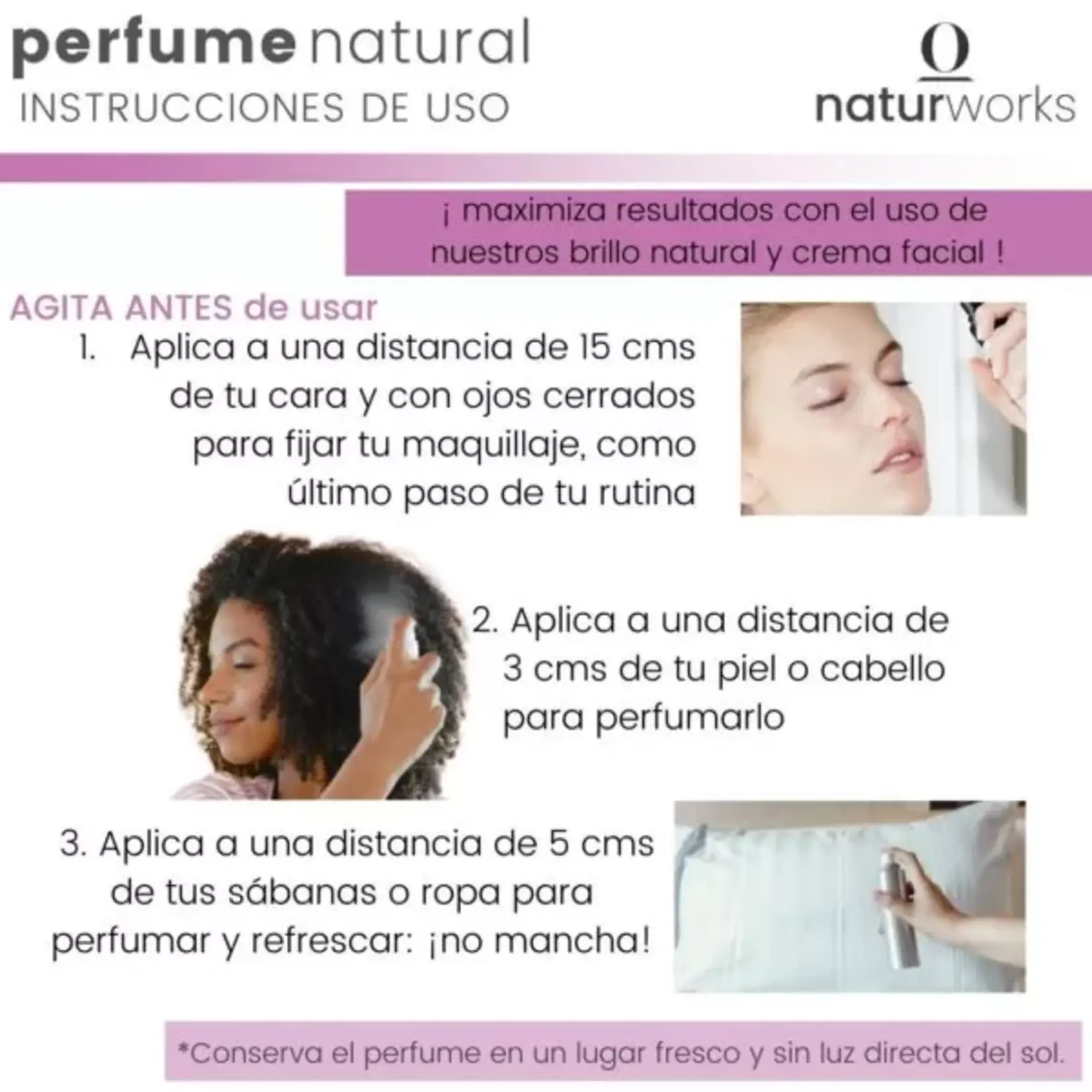 Naturworks Perfume natural piel y cabello Naturworks Flores 120 ml
