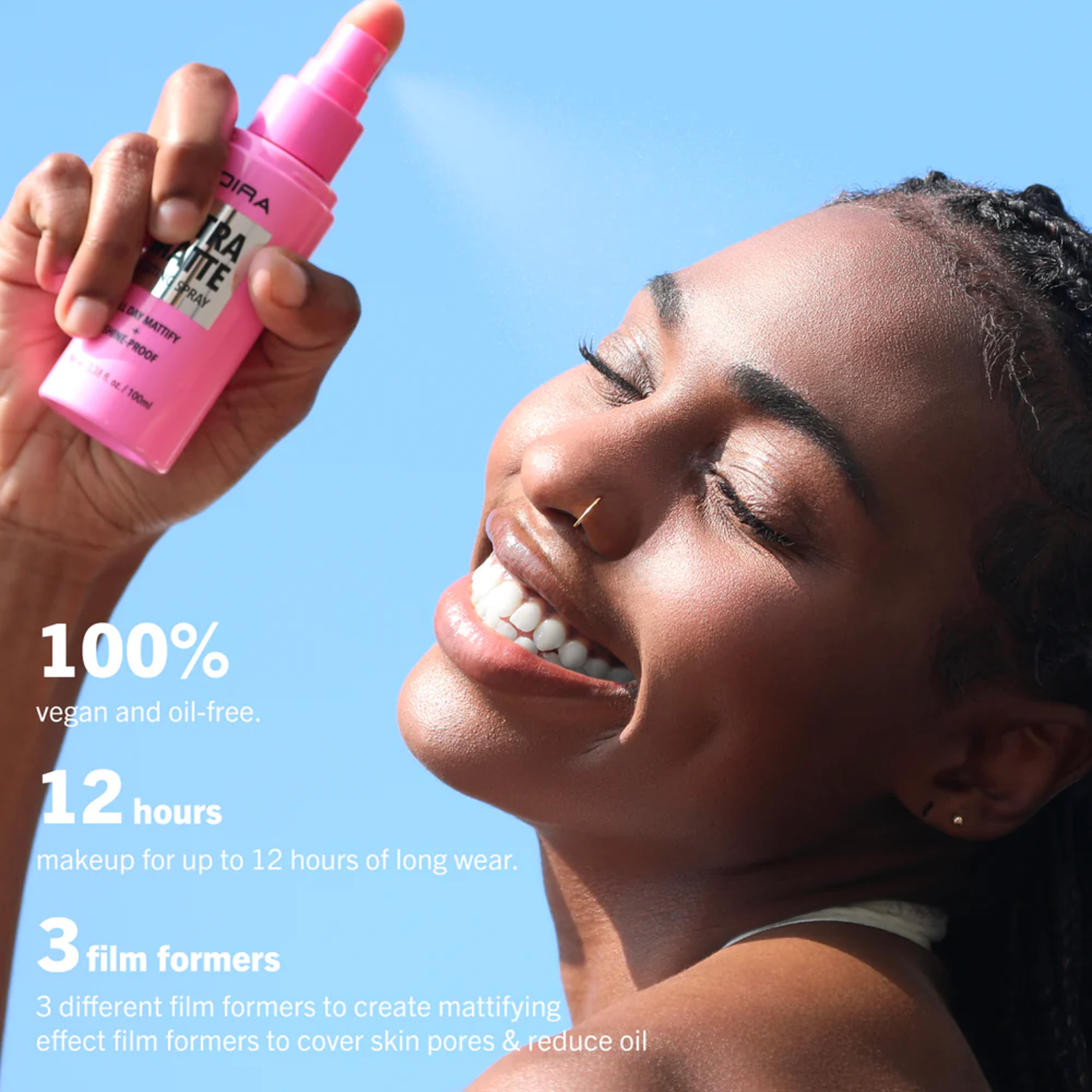 Moira Fijador de maquillaje liquido Moira Ultra matte