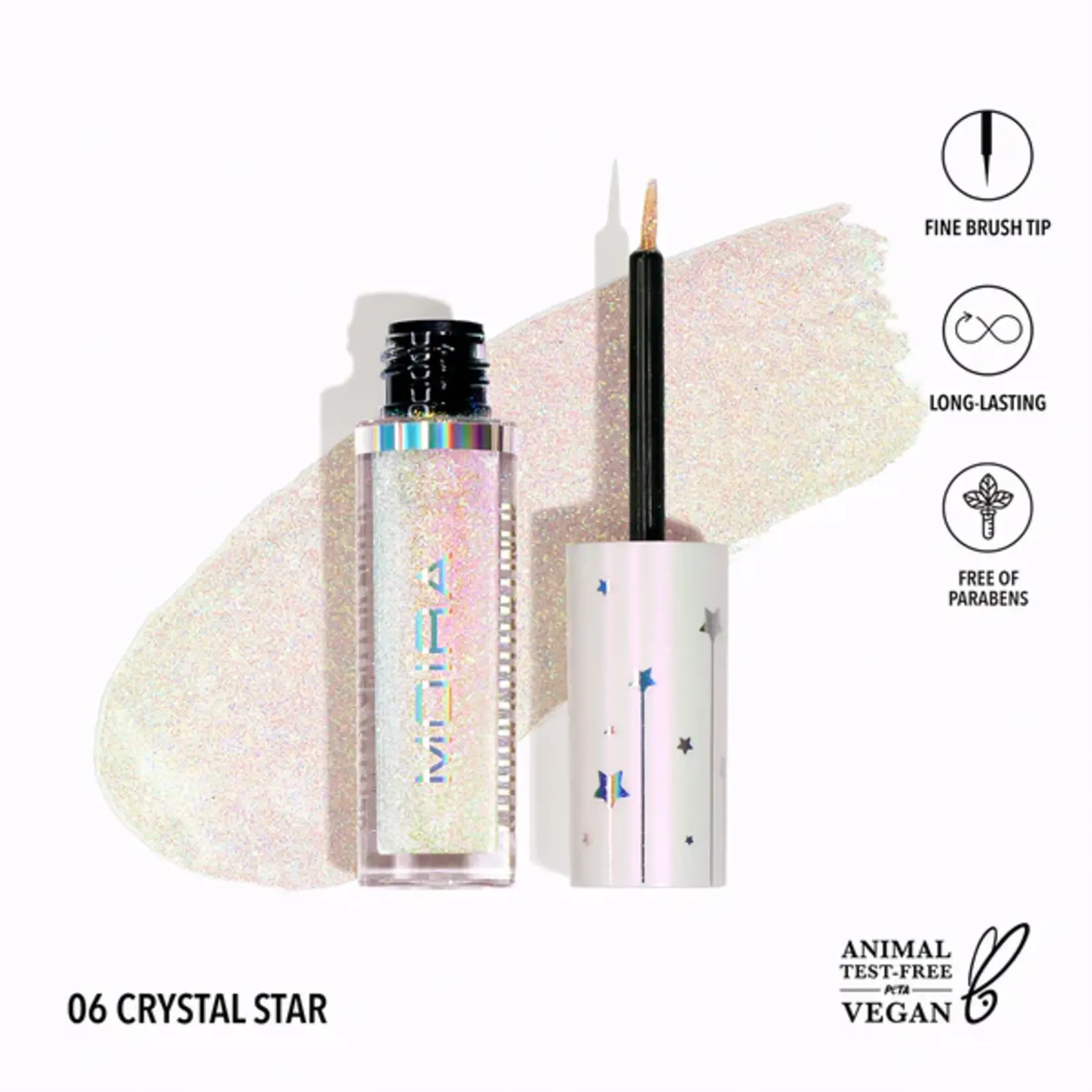 Moira Delineador liquido Moira Glitter Glitter 06 Crystal Star