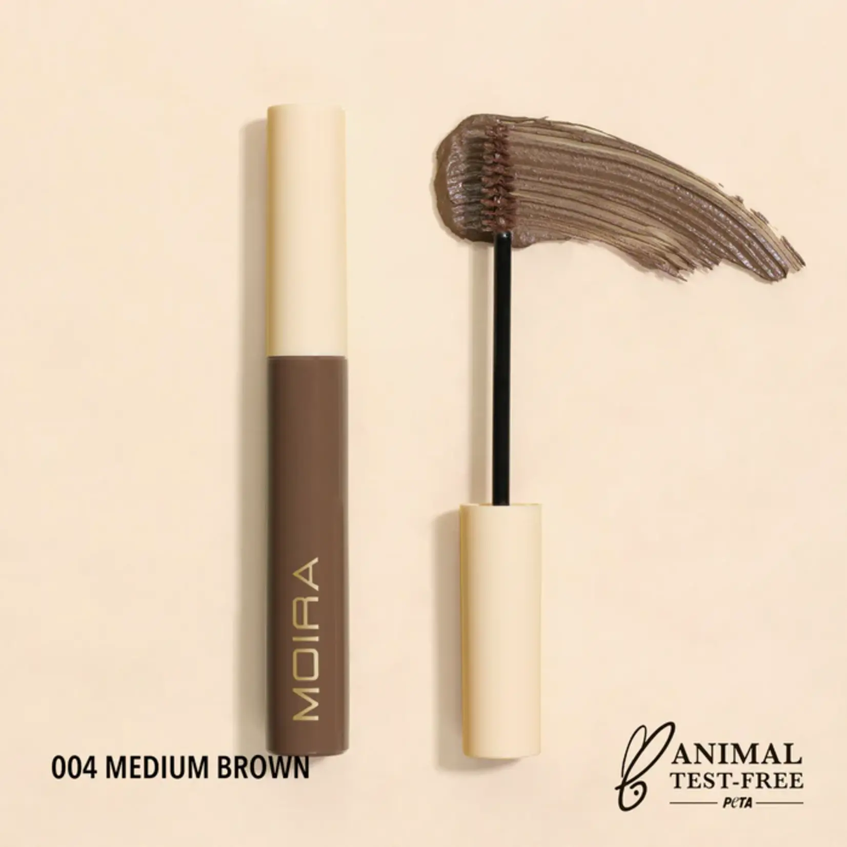 Moira Gel fijador de cejas Moira 004 Medium Brown