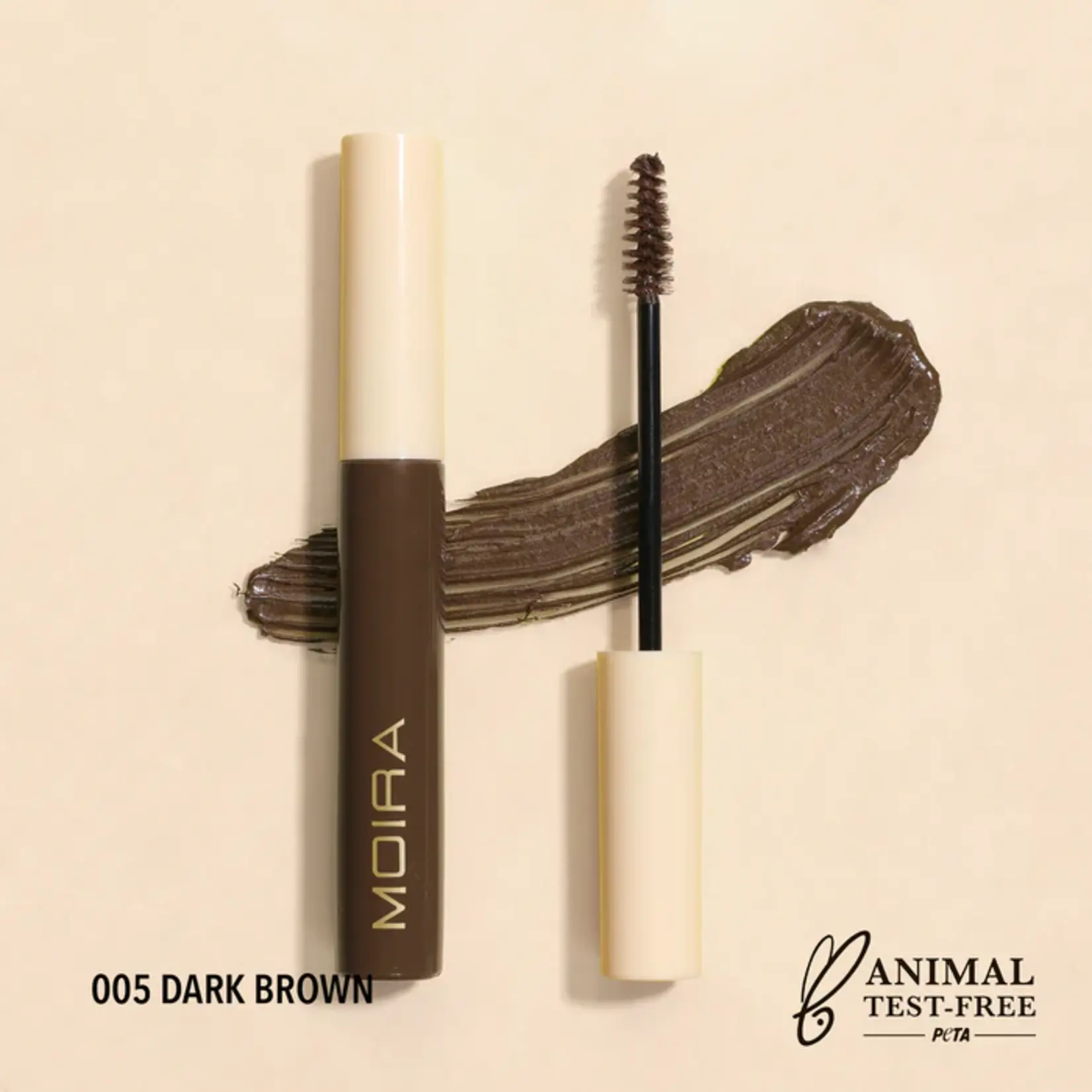 Moira Gel fijador de cejas Moira 005 Dark Brown