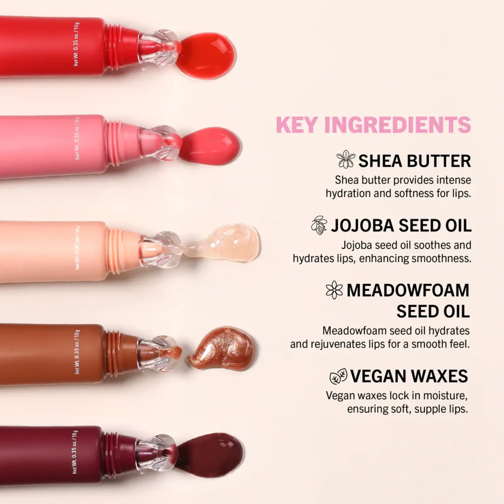 Moira Balsamo labial Moira Butter bliss 05 Bb call me