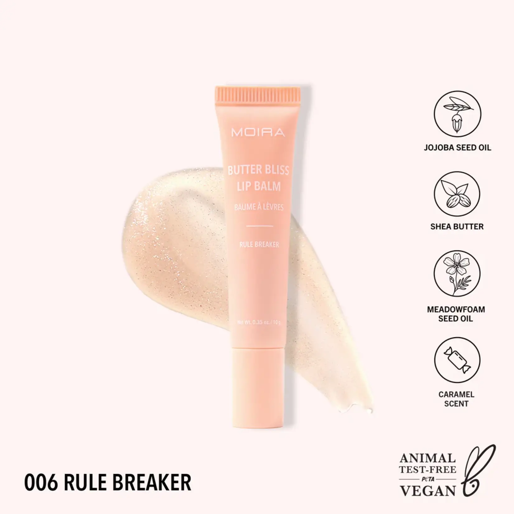 Moira Balsamo labial Moira Butter bliss 06 Rule breaker