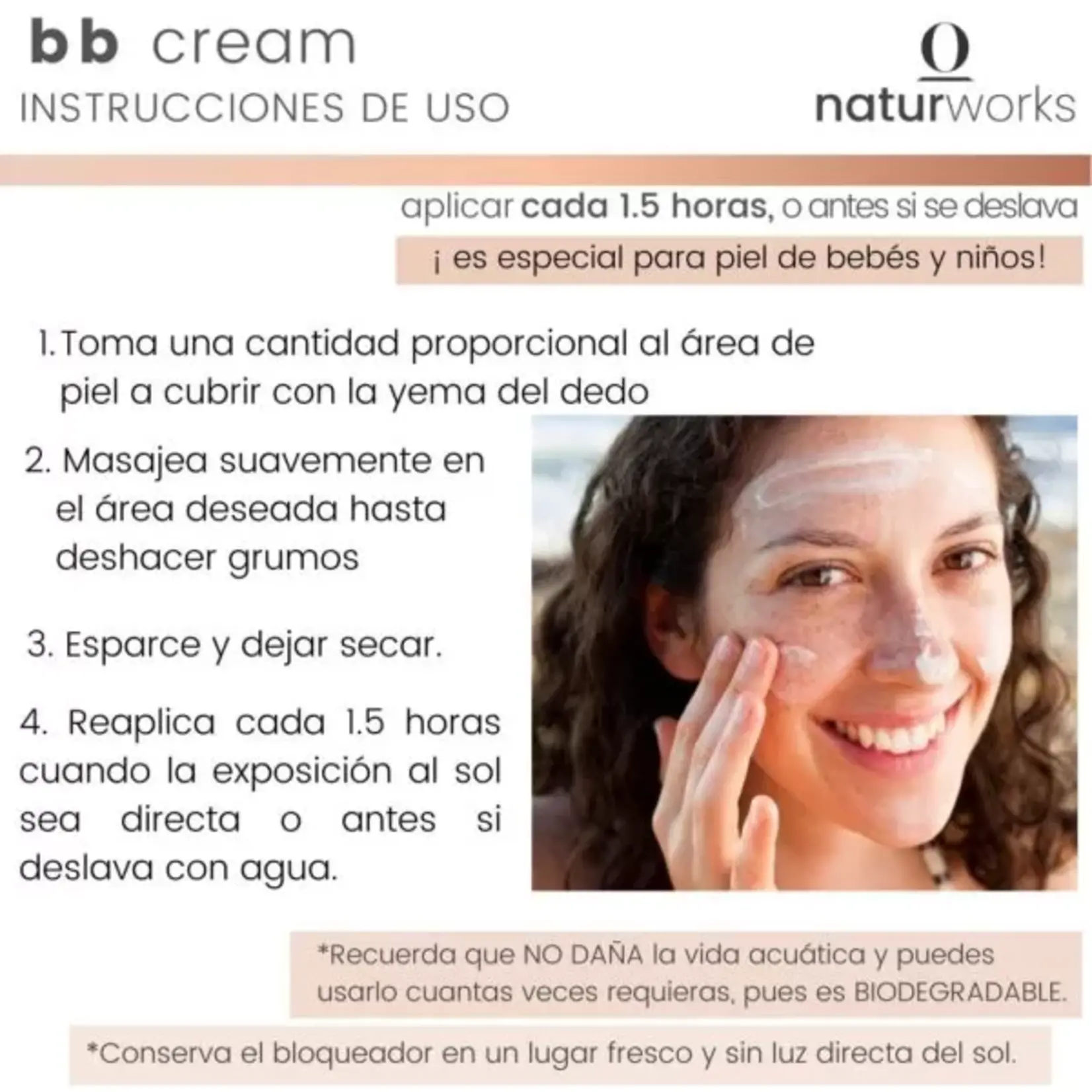 Naturworks Protector solar Liquido Naturworks SPF 25 Claro 50 ml