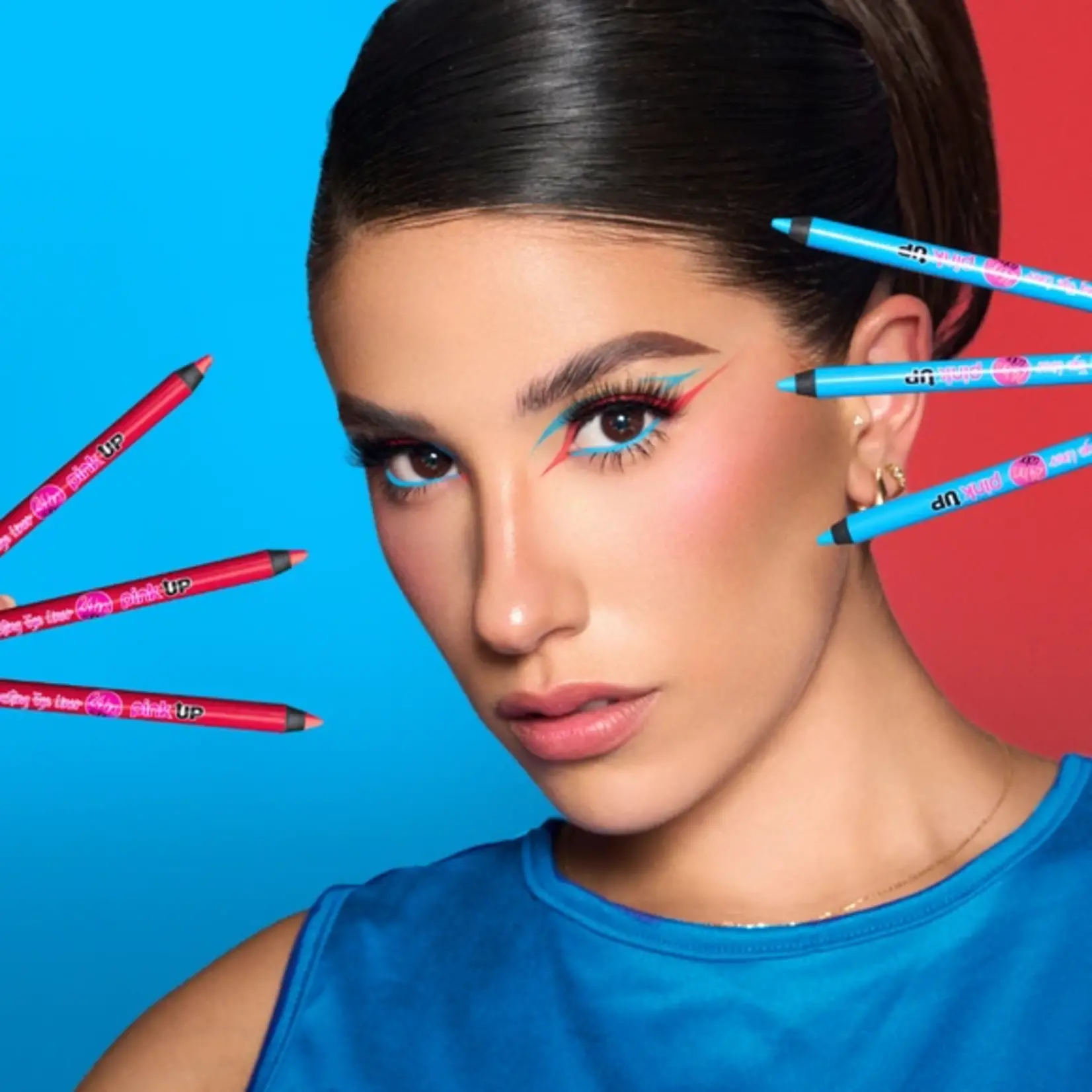 Pink Up Delineador lapiz Pink Up Long Lasting 24 hrs 25 Electric Blue