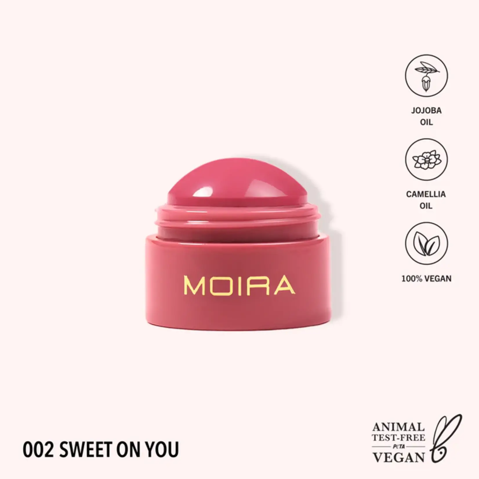 Moira Multiusos Moira Soft blush balm 02 Sweet on you