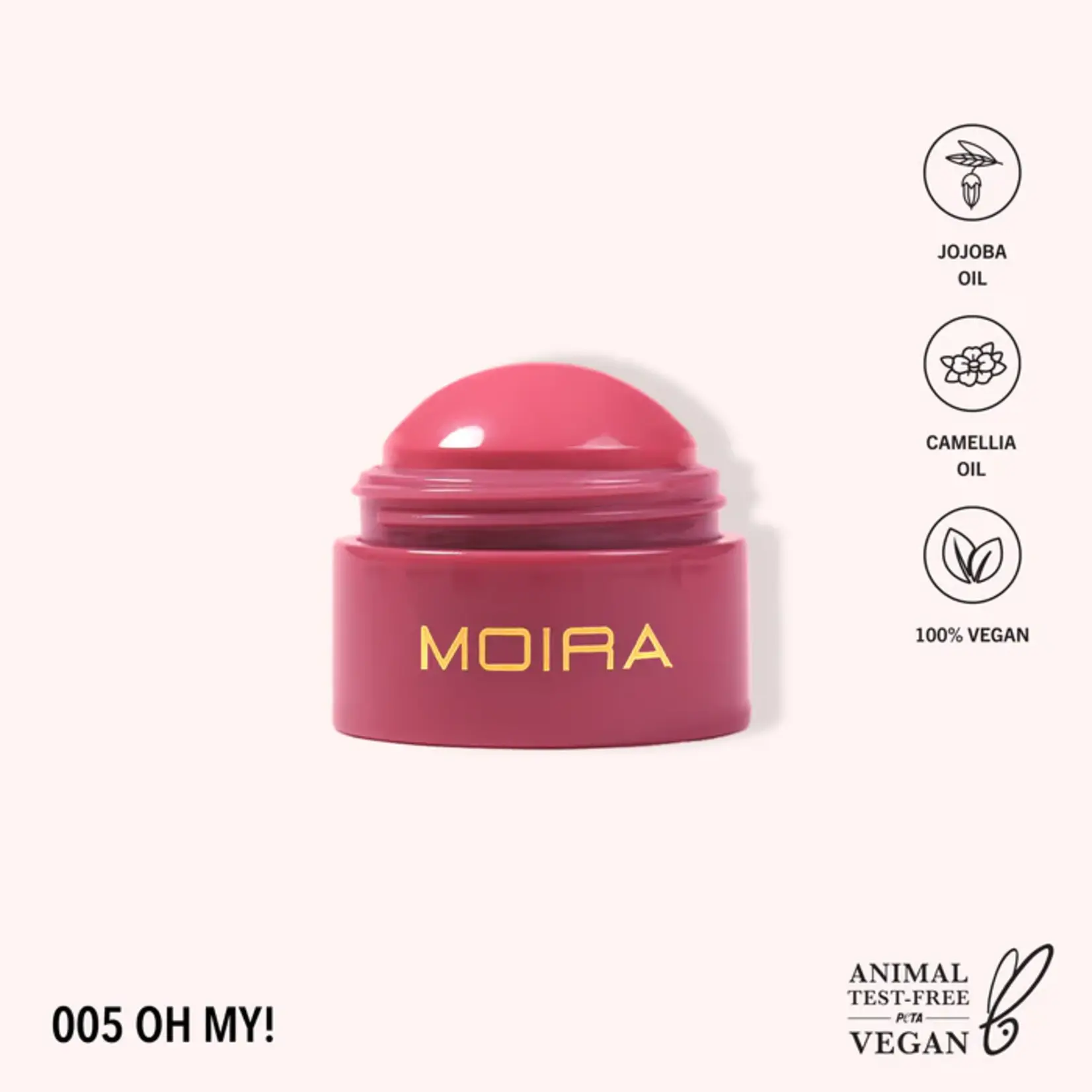 Moira Multiusos Moira Soft blush balm 05 Oh my