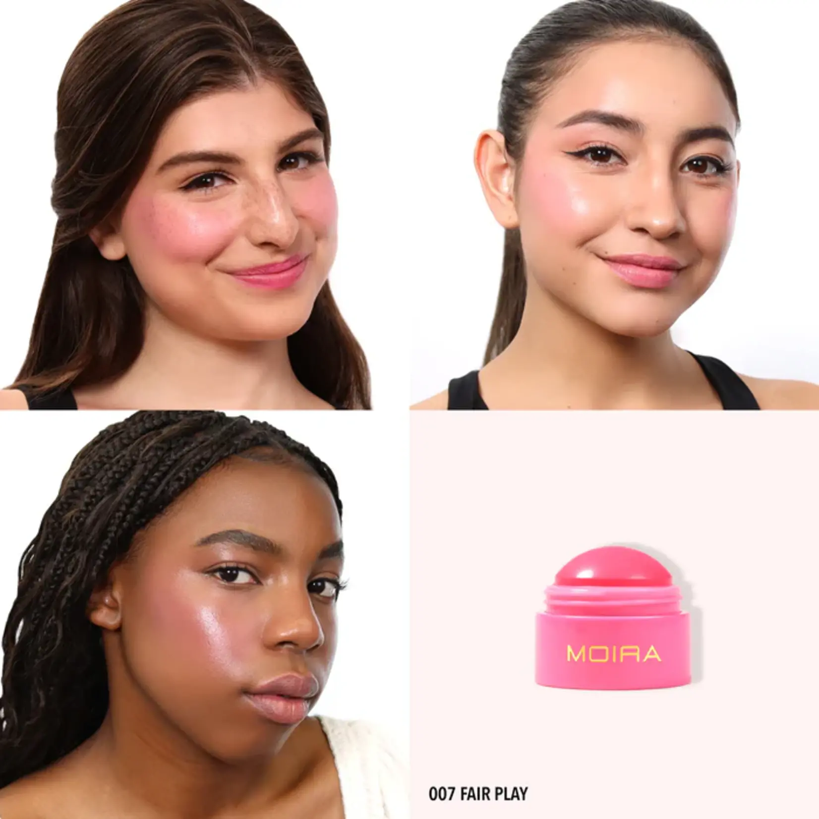 Moira Multiusos Moira Soft blush balm 007 Fair play